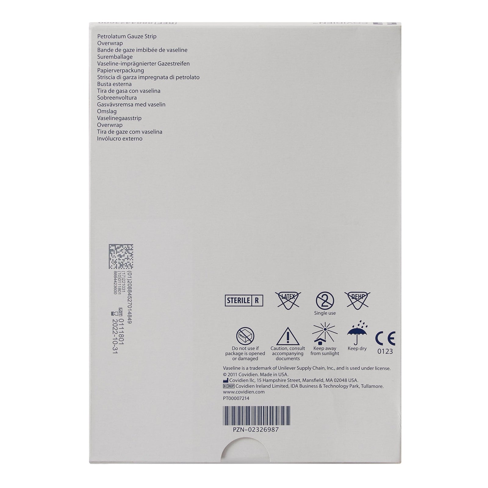 Vaseline Petrolatum Impregnated Dressing