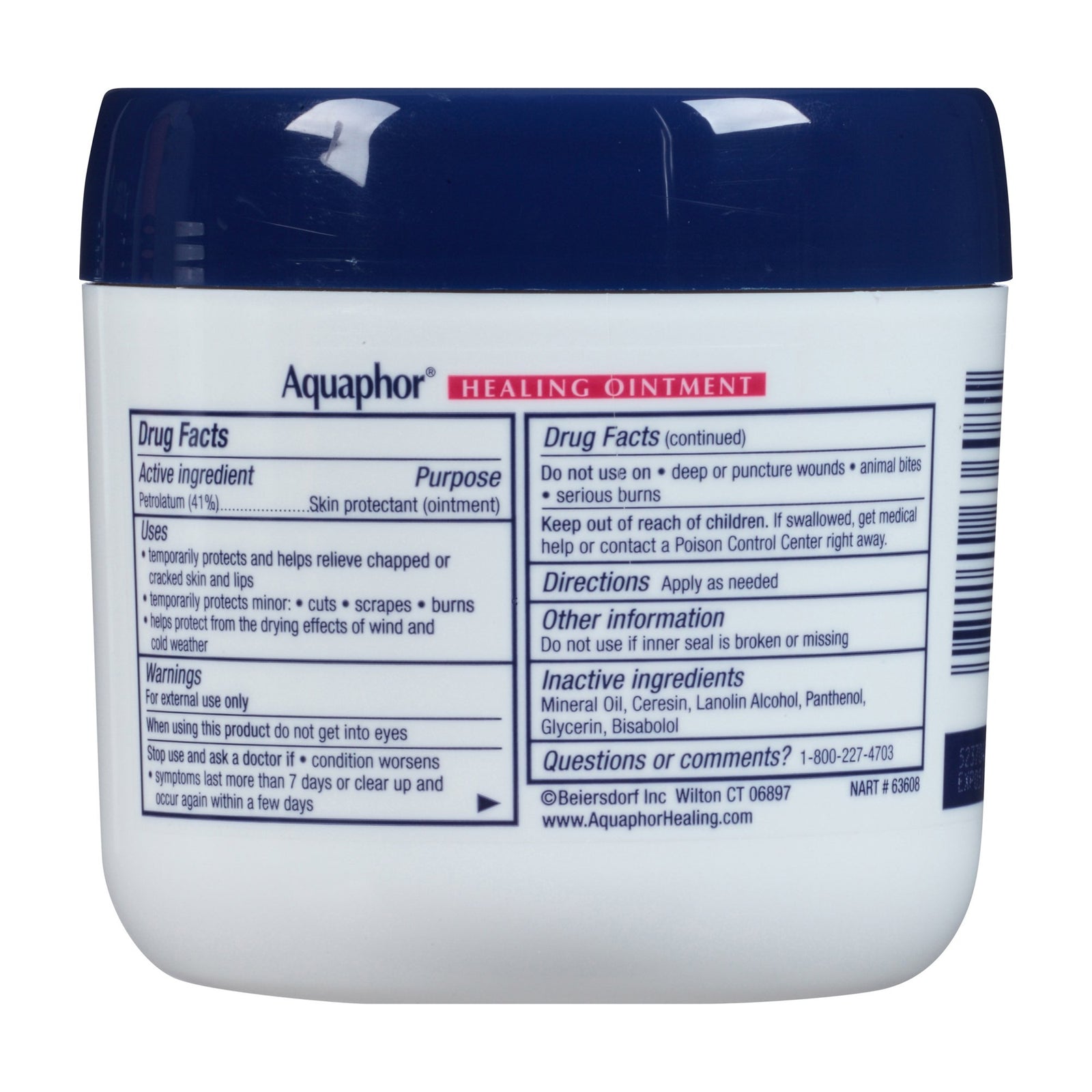 Aquaphor Advanced Therapy Healing Moisturizer Ointment