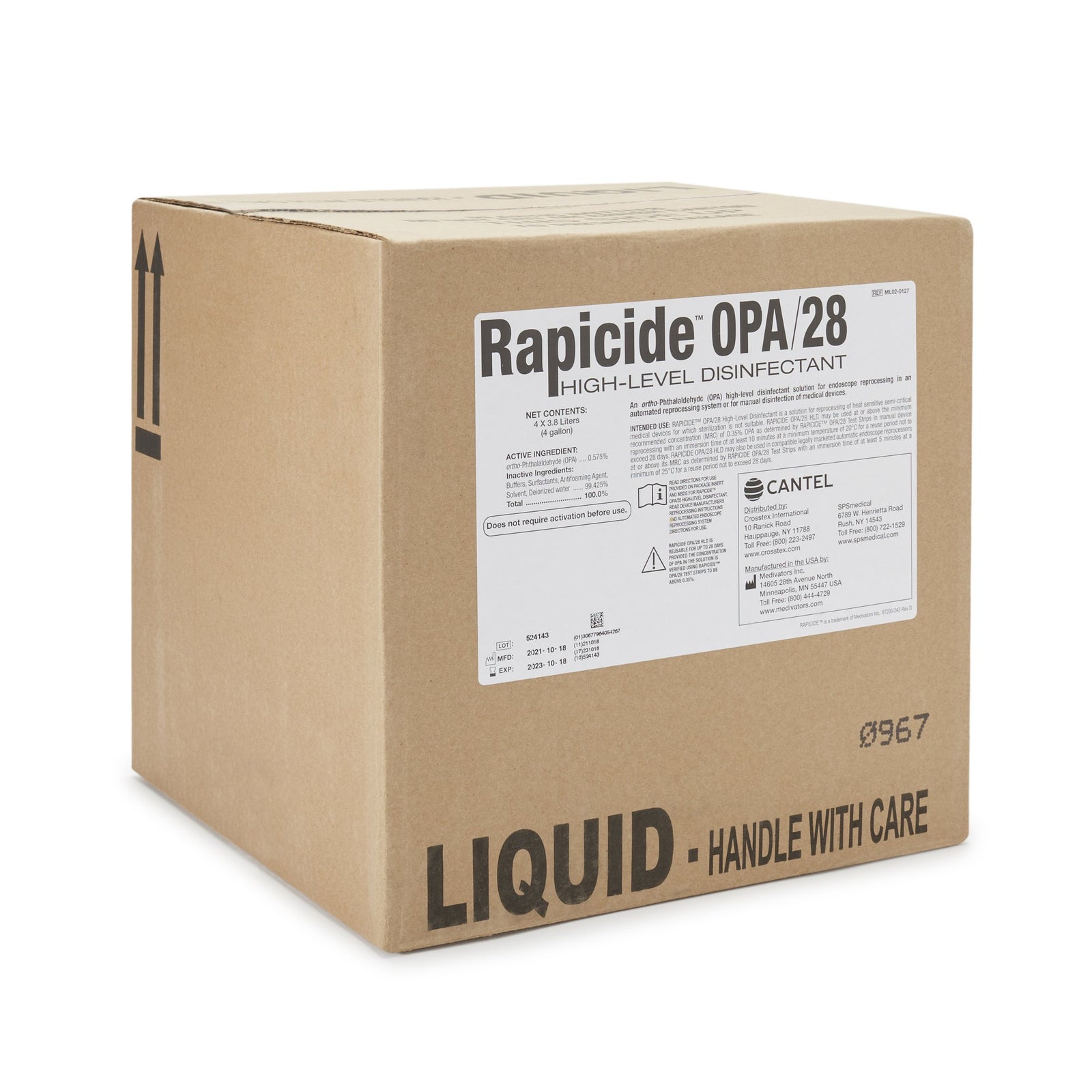 Rapicide OPA/28 Opa High-Level Disinfectant