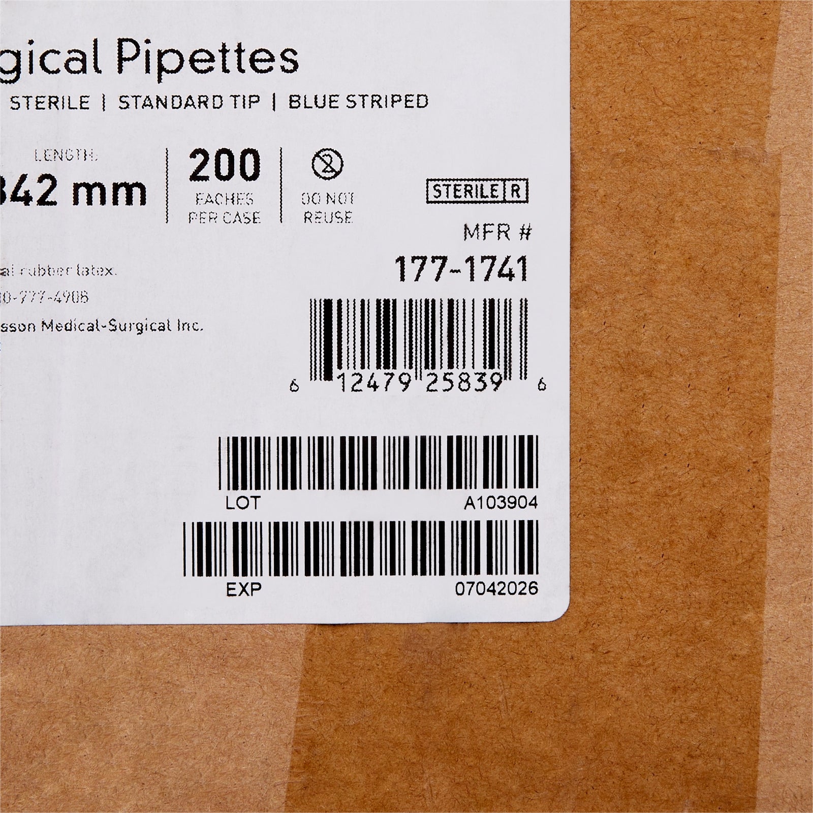 McKesson Serological Pipettes: 5/10/50 mL, 0.1/0.5 mL, Sterile, -2.5/+9 mL Graduations