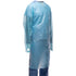 Protective Procedure Gown One Size Fits Most Blue Nonsterile Not Rated Disposable