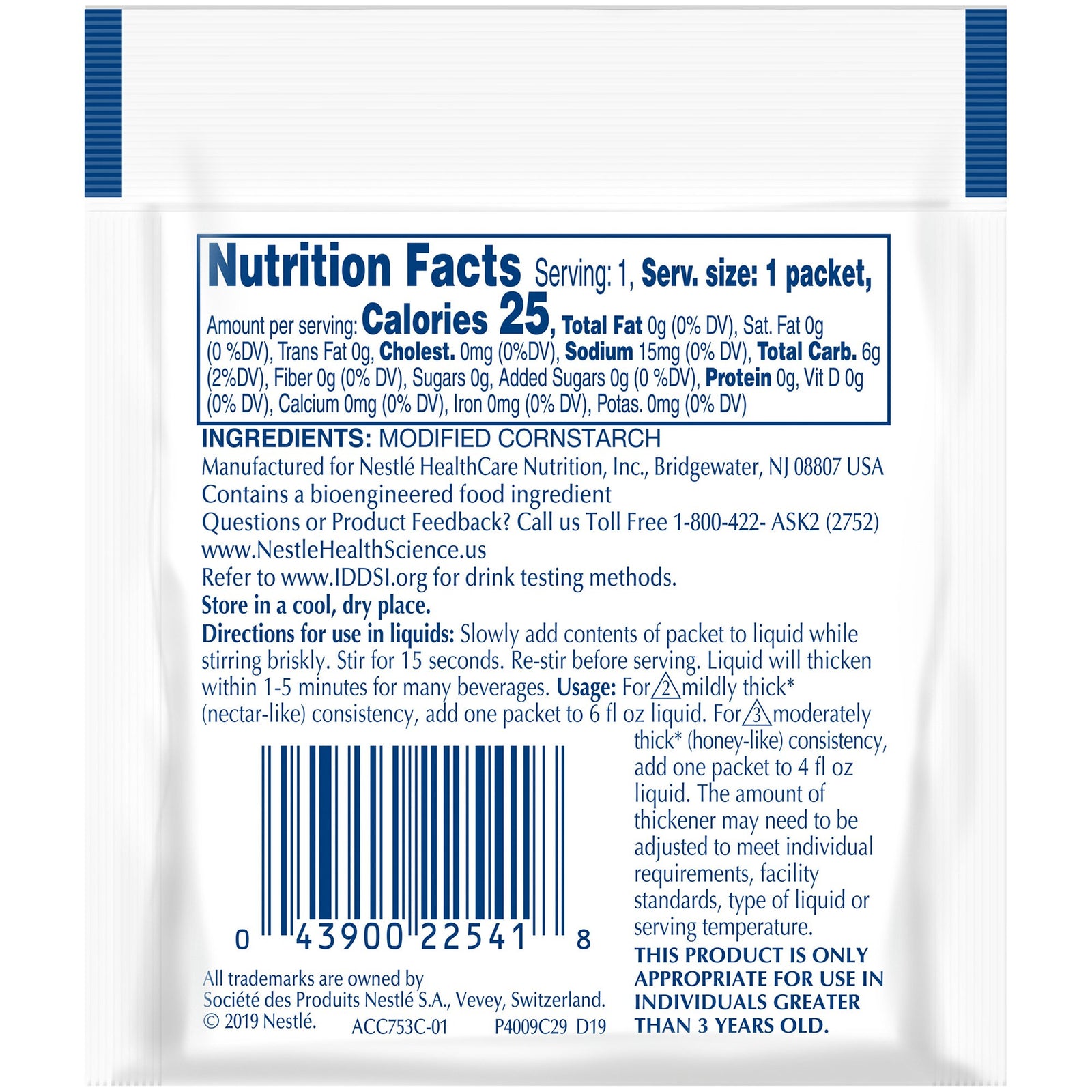 Resource Thickenup Food And Beverage Thickener