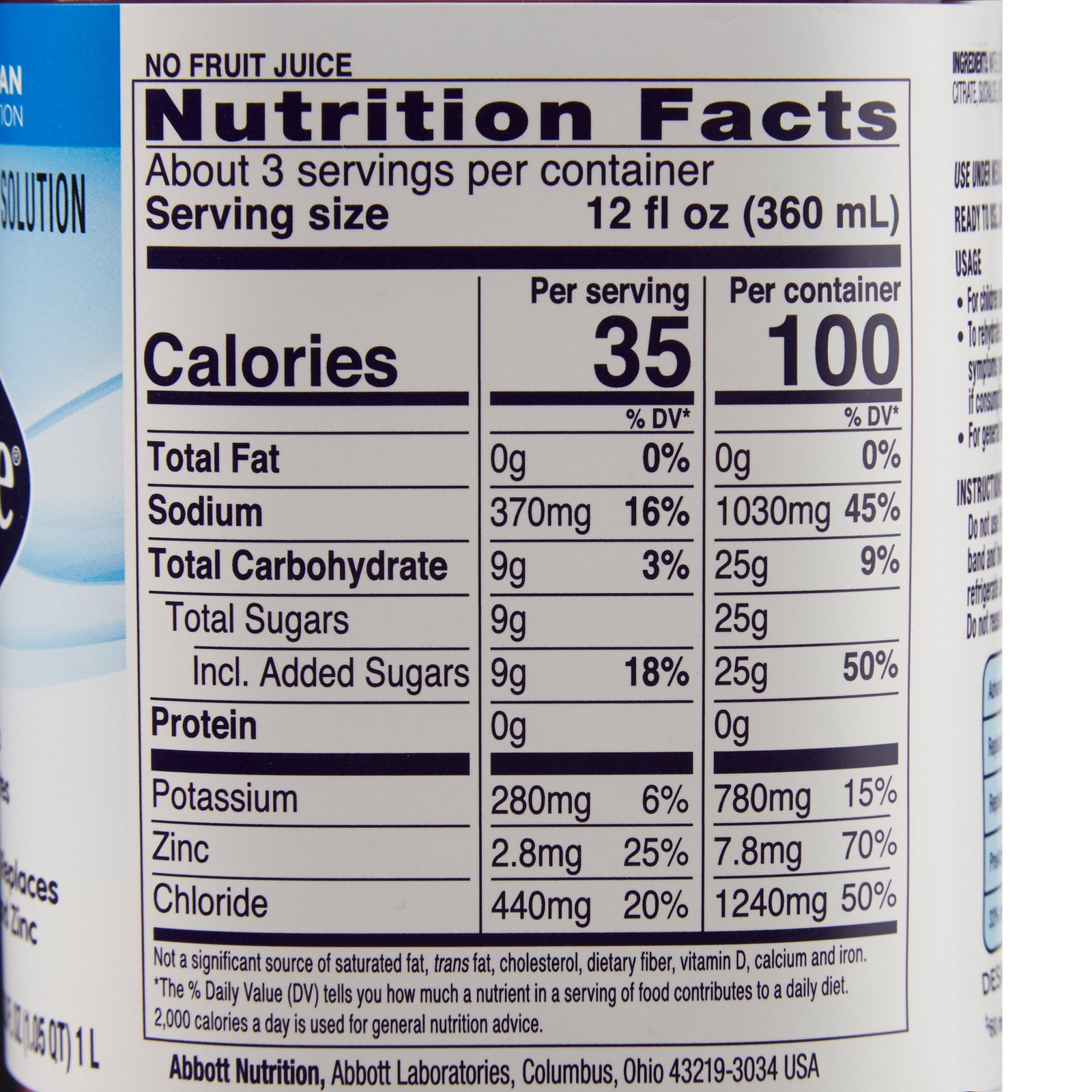 Pedialyte Classic Oral Electrolyte Solution