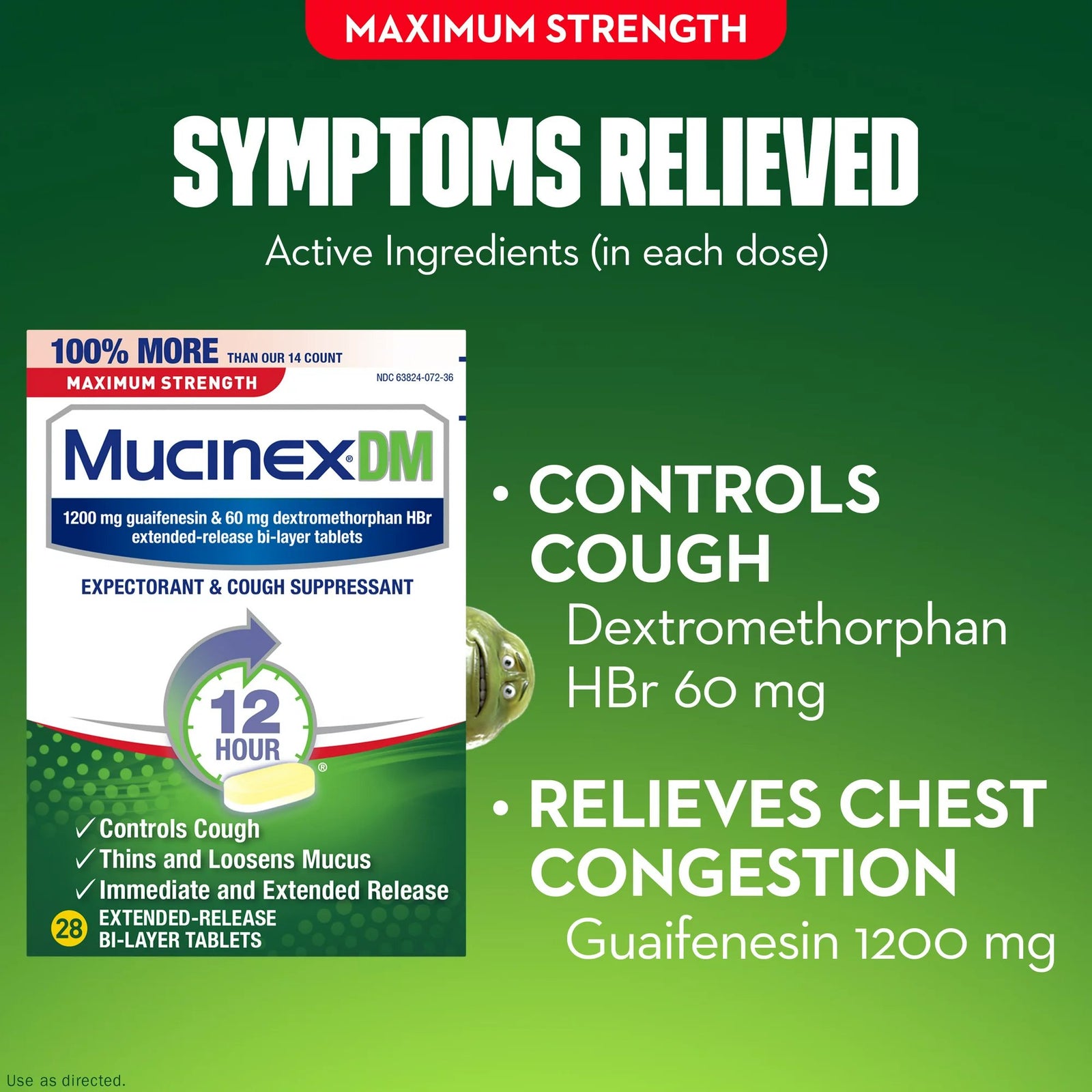 Reckitt Mucinex DM Expectorant & Cold Suppressant