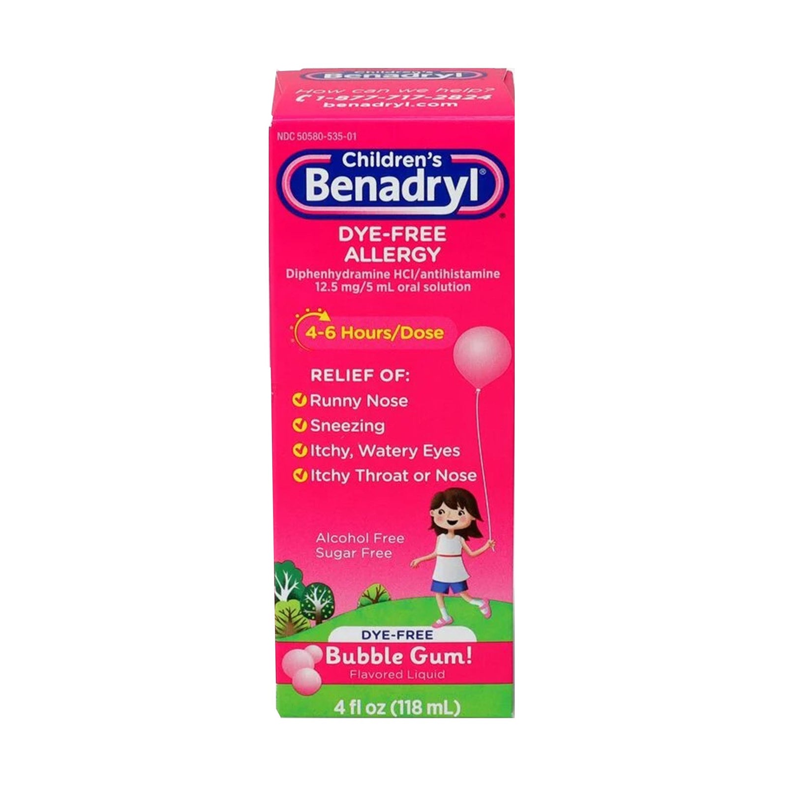 Children's Benadryl Diphenhydramine Children's Allergy Relief