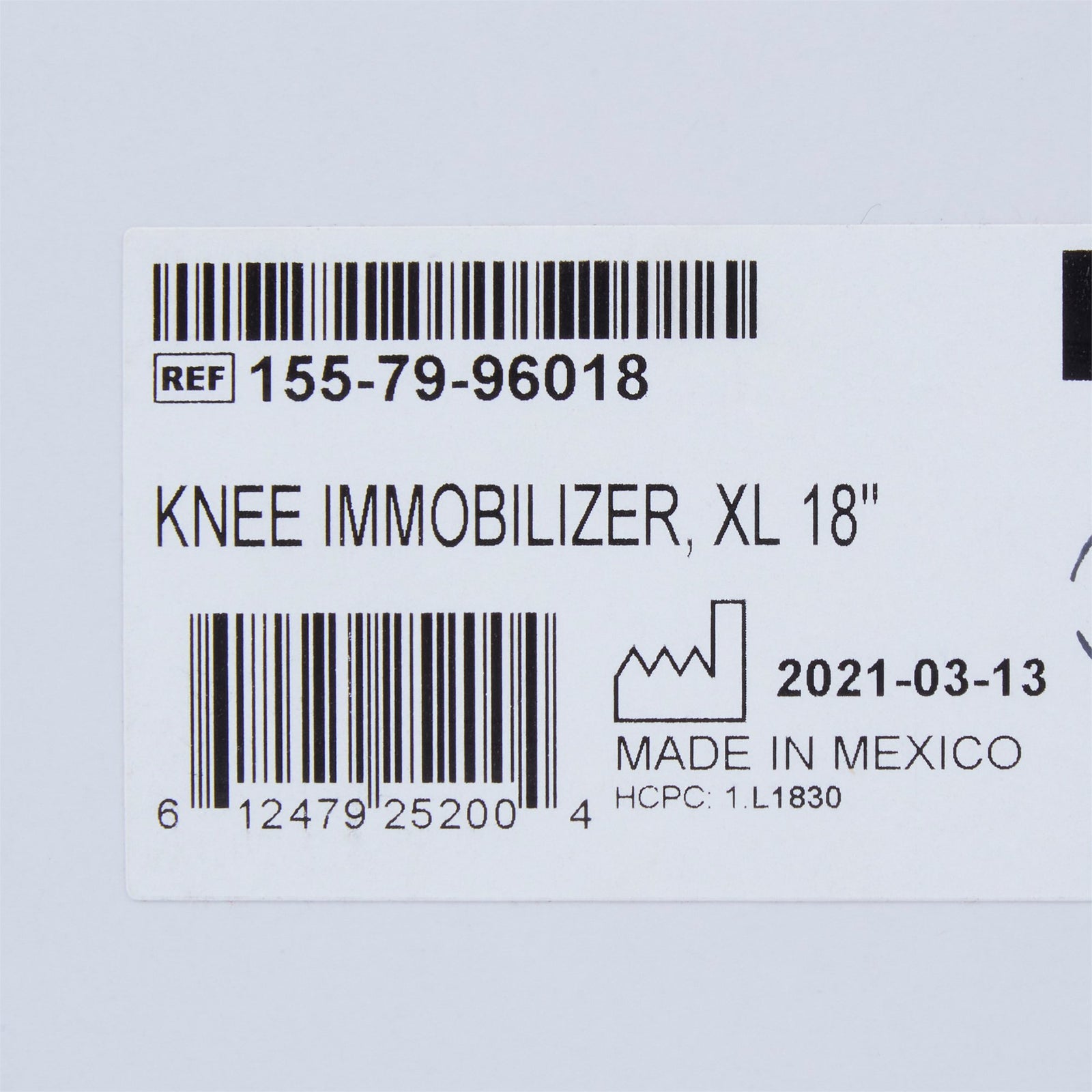 McKesson Knee Immobilizer