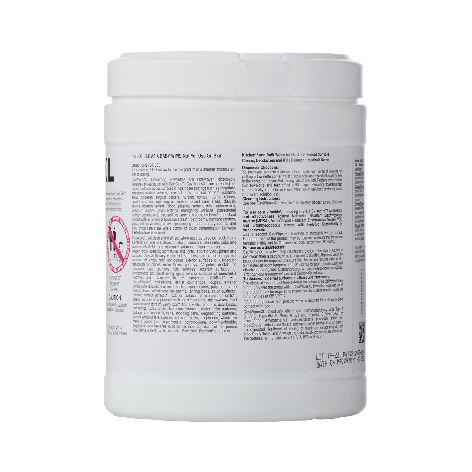 Metrex CaviWipes Disinfecting Towelettes