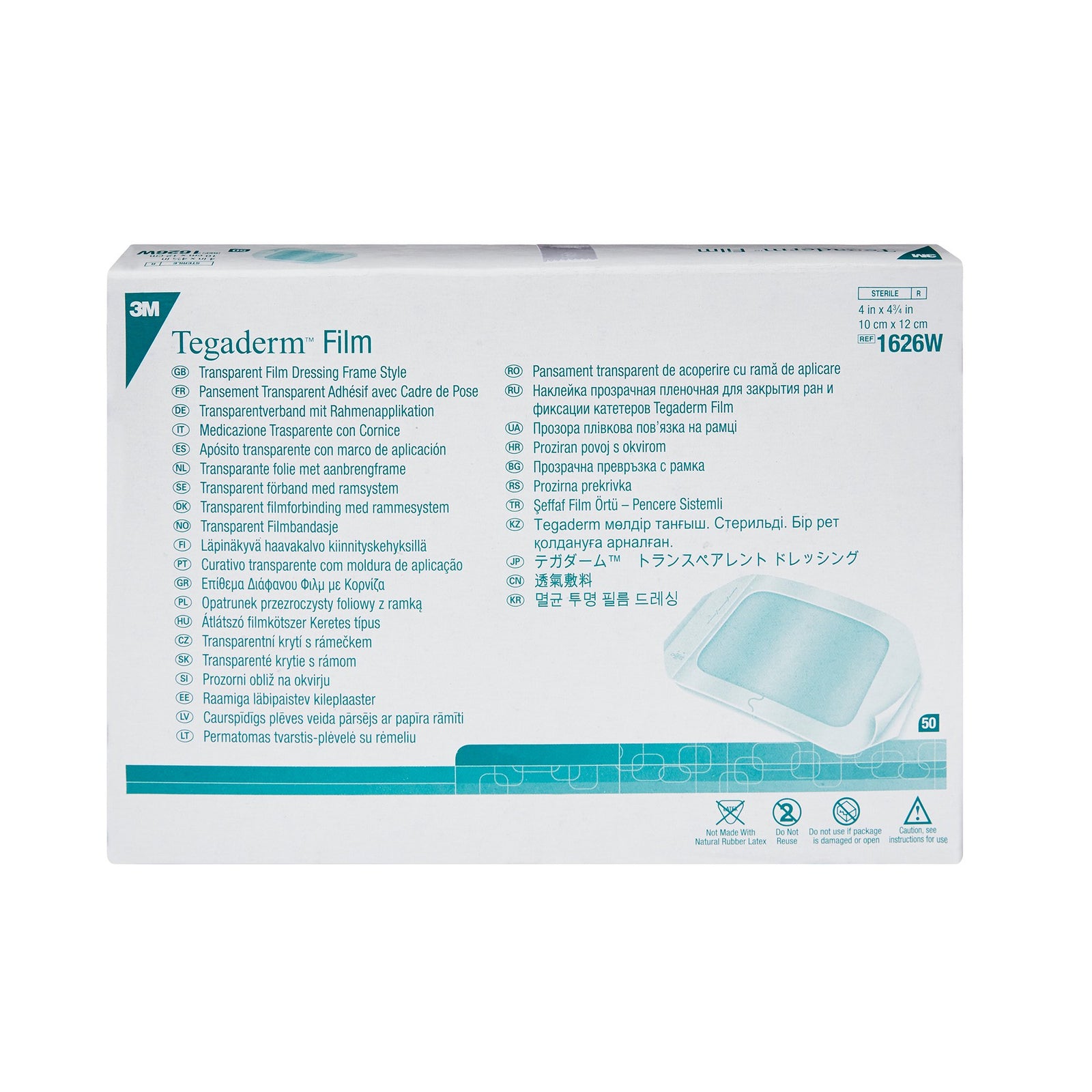 3M Tegaderm Transparent Film Dressing Frame Style