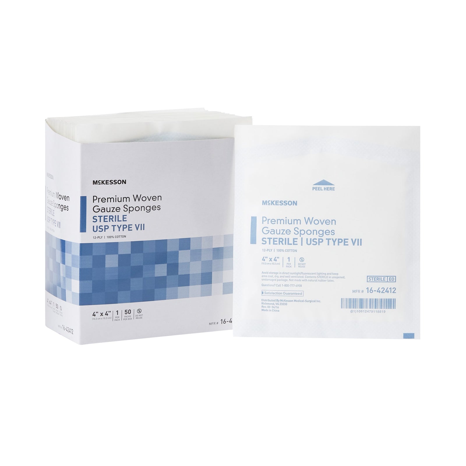 McKesson NonSterile USP Type VII Gauze Sponge