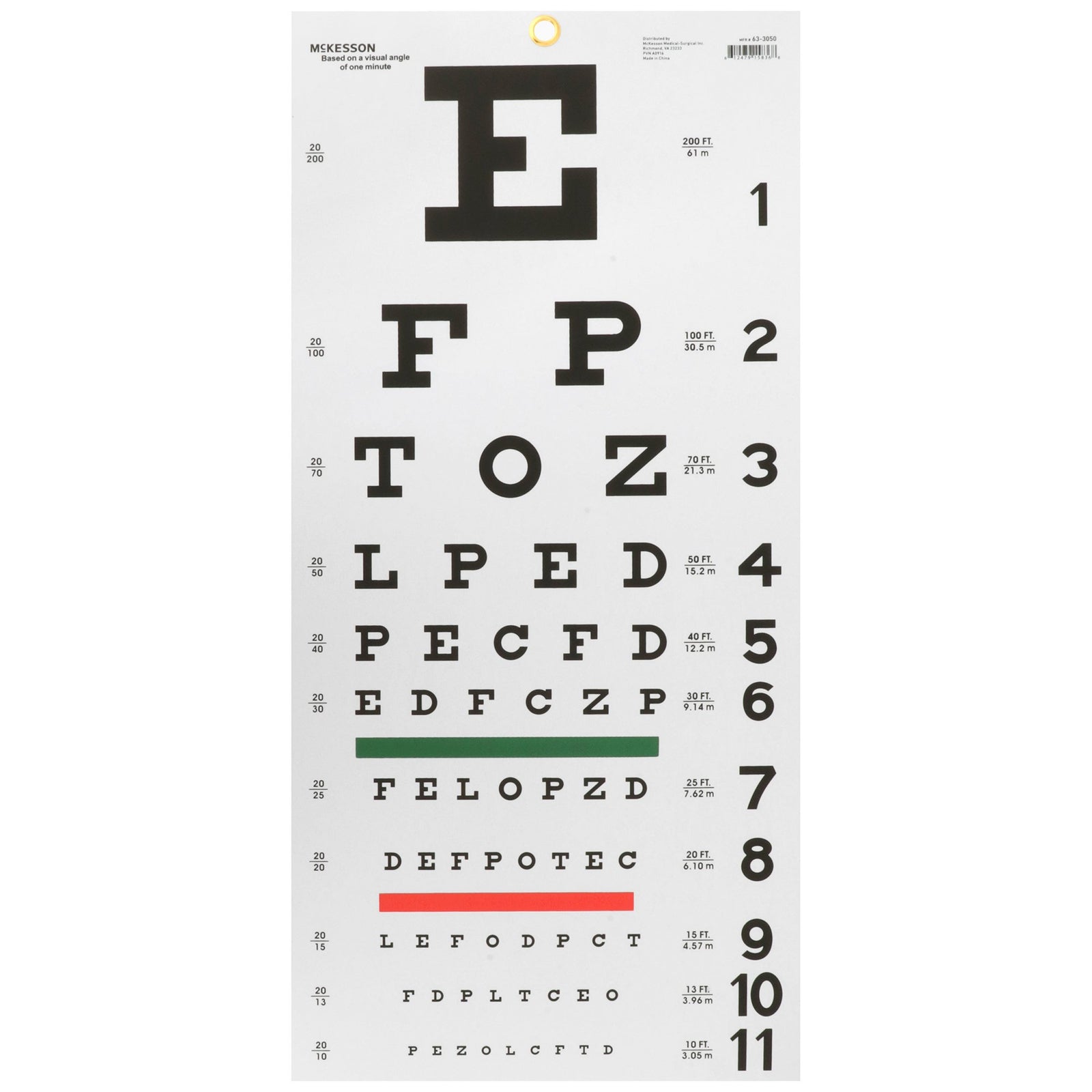 McKesson Eye Chart