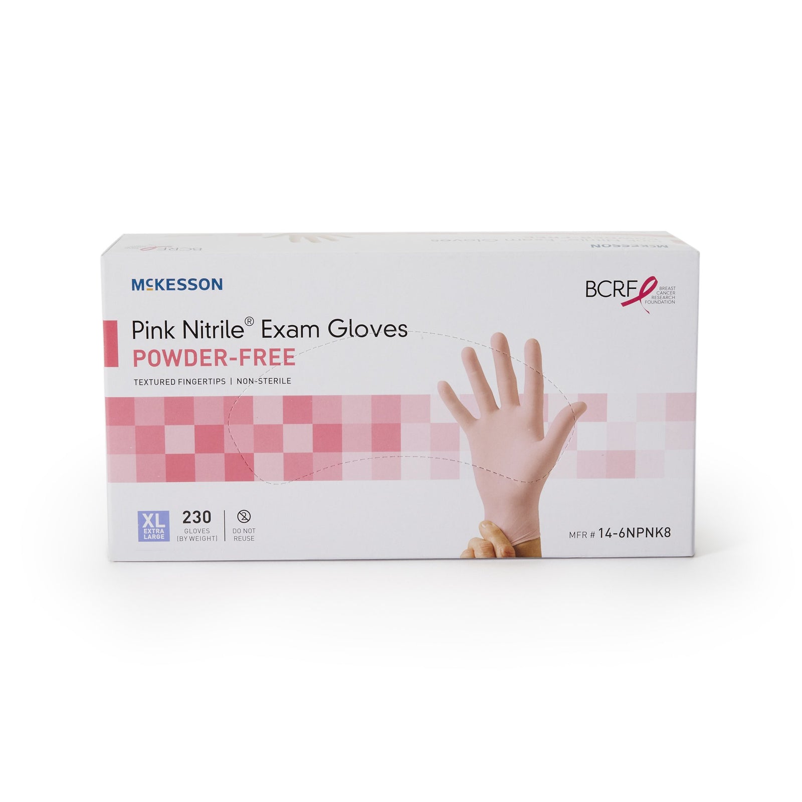 McKesson Pink Nitrile Nitrile Exam Glove