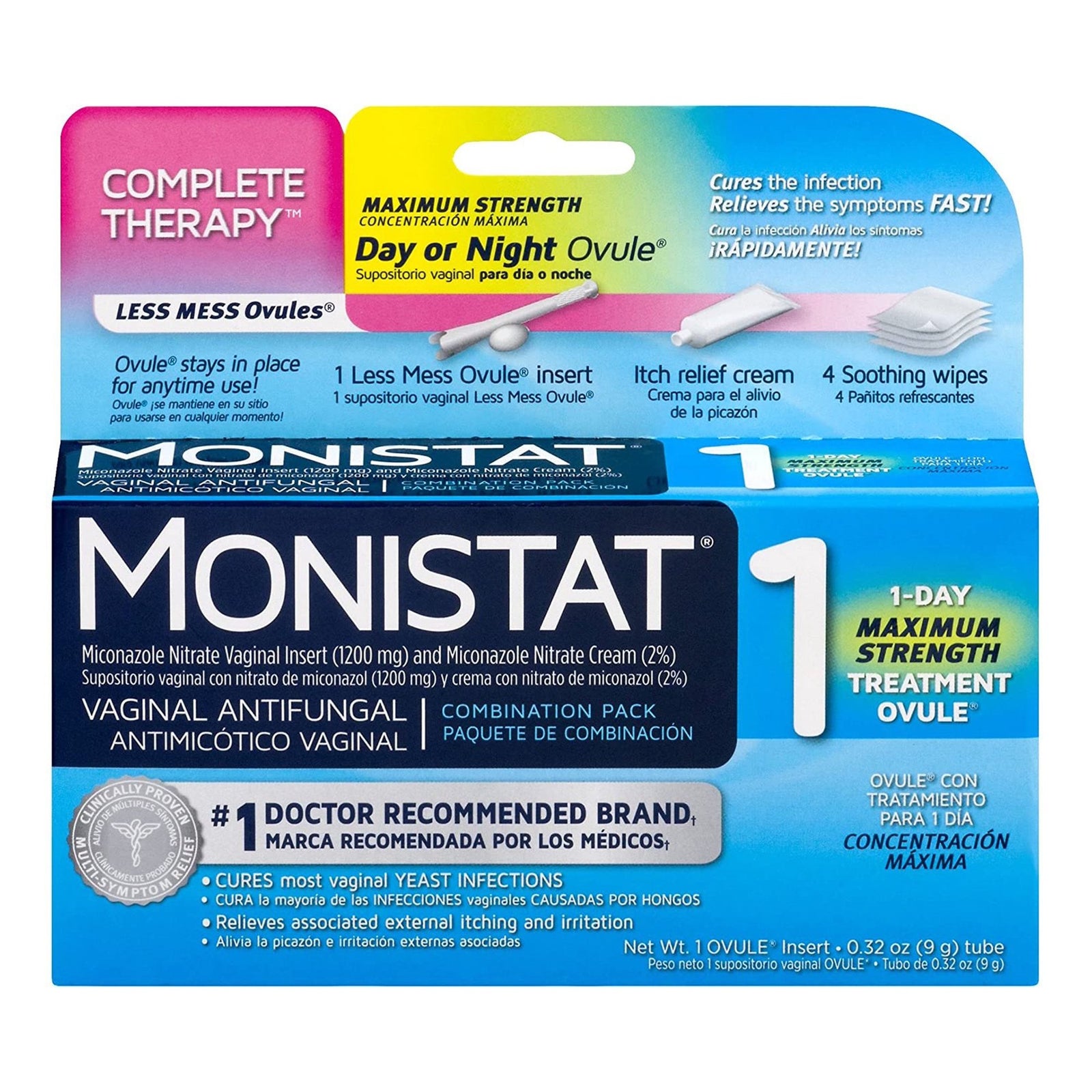 Monistat 1 Vaginal Antifungal