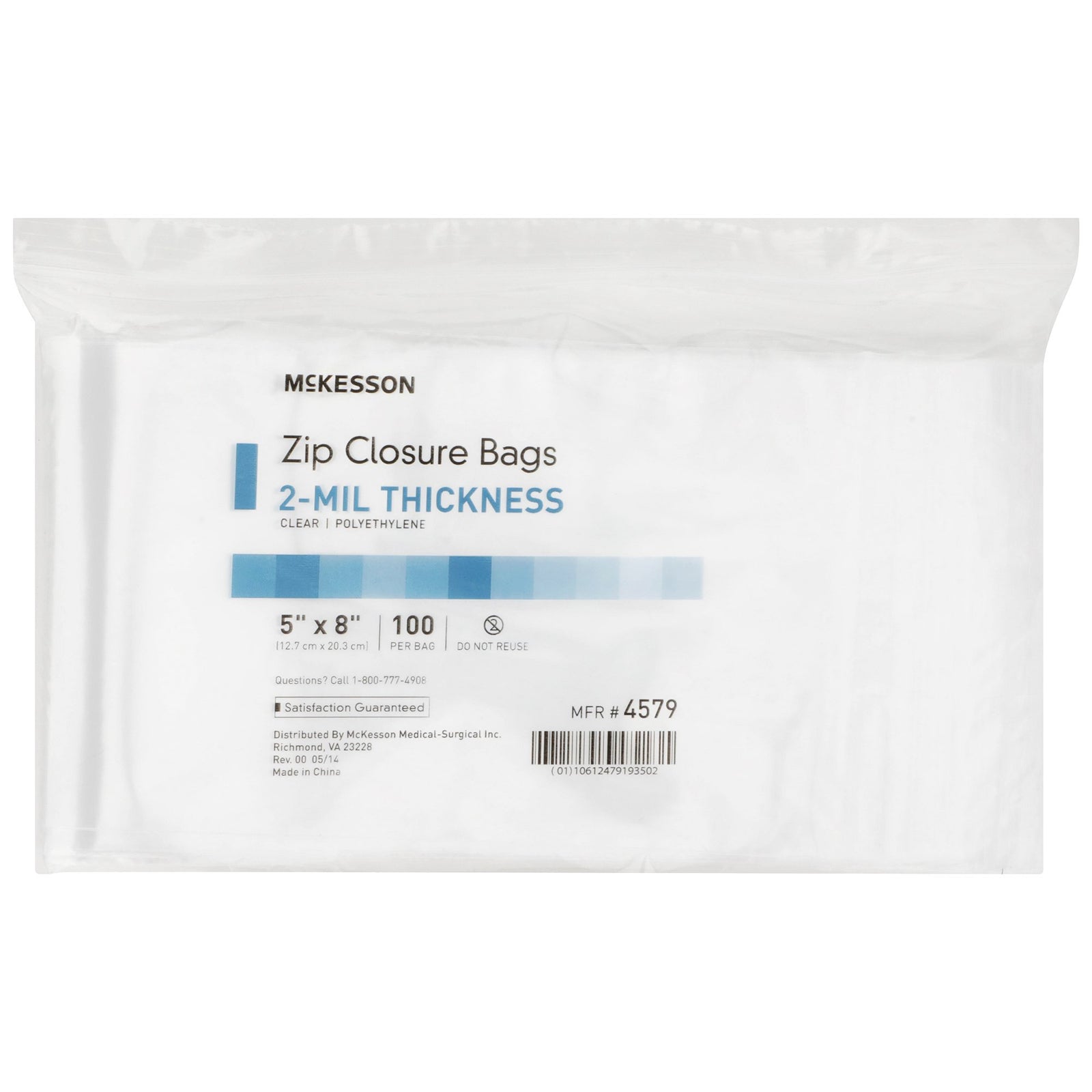 McKesson Reclosable Bag