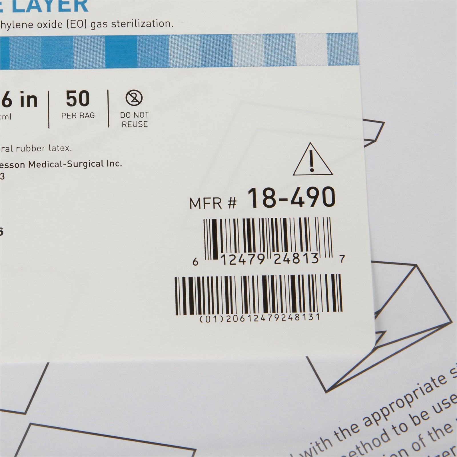 McKesson Single Layer Sterilization Wrap