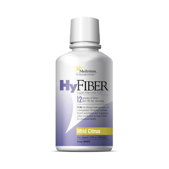 HyFiber® with FOS Citrus Oral Supplement / Tube Feeding Formula, 32 oz. Bottle