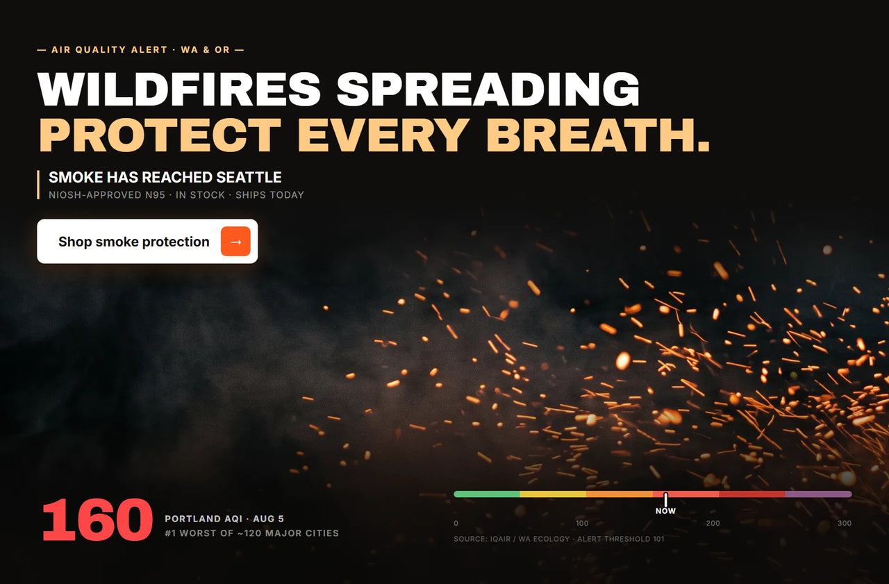 100 million under unhealthy air