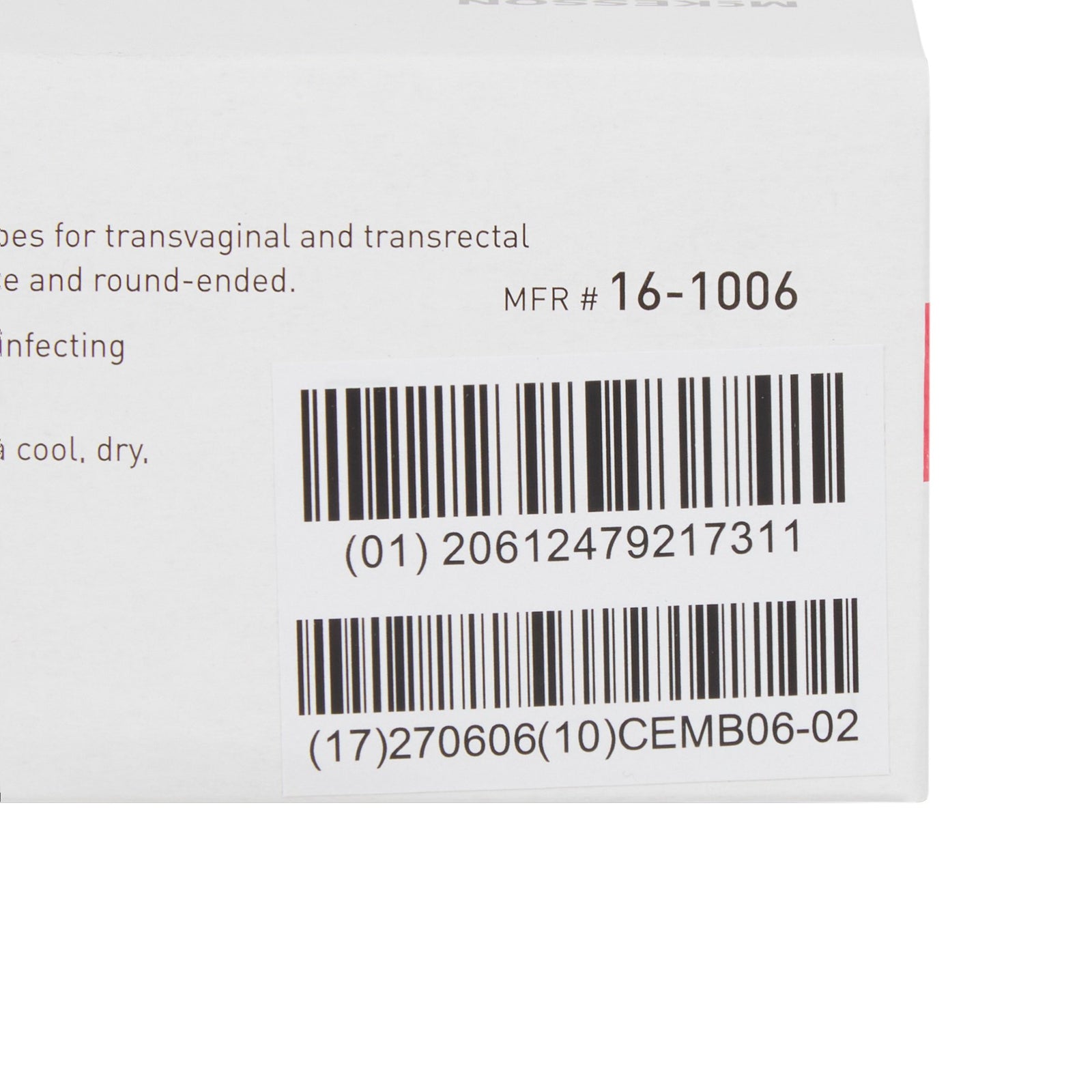 McKesson Ultrasound Probe Cover With Debris Shield