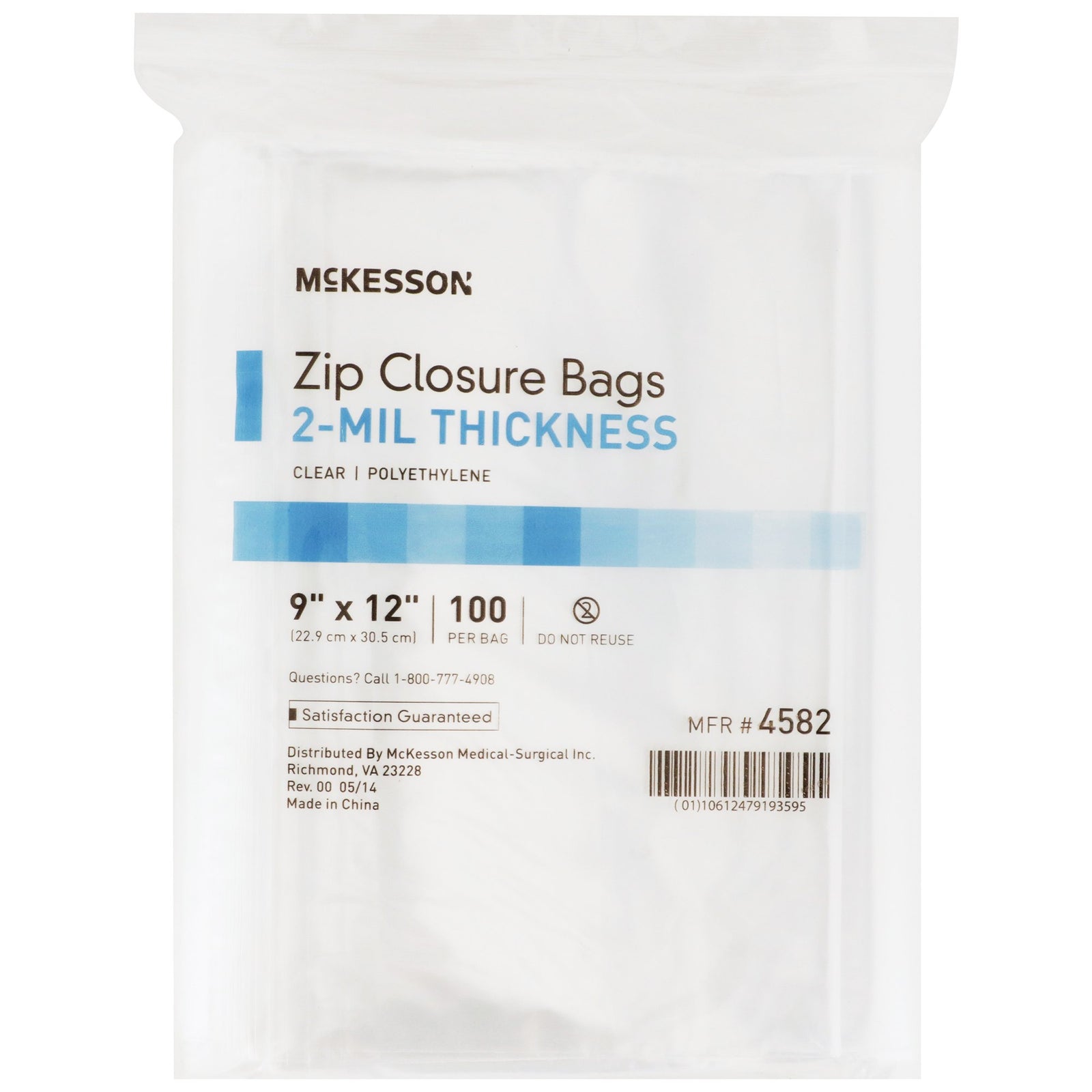McKesson Reclosable Bag