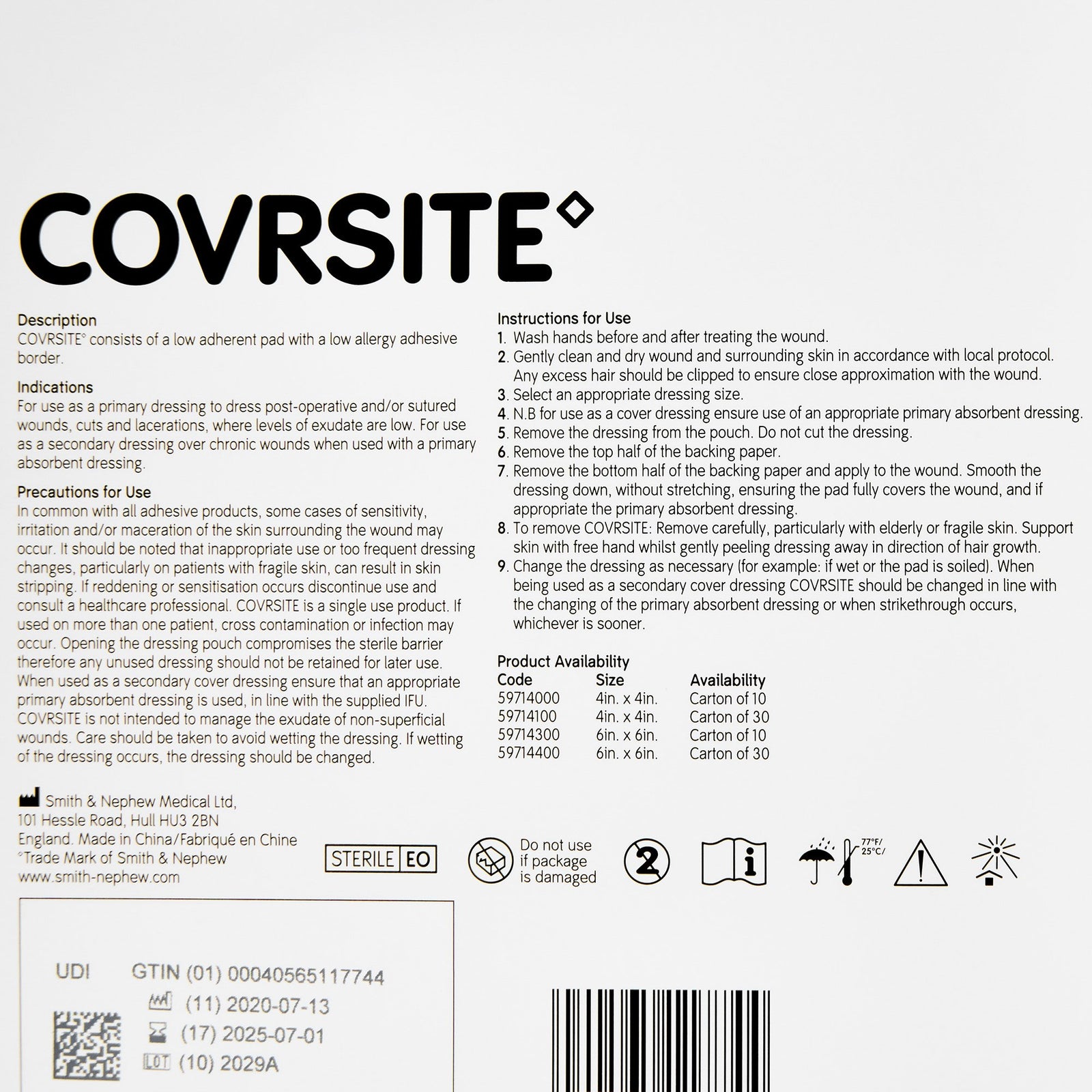 Covrsite Composite Dressing