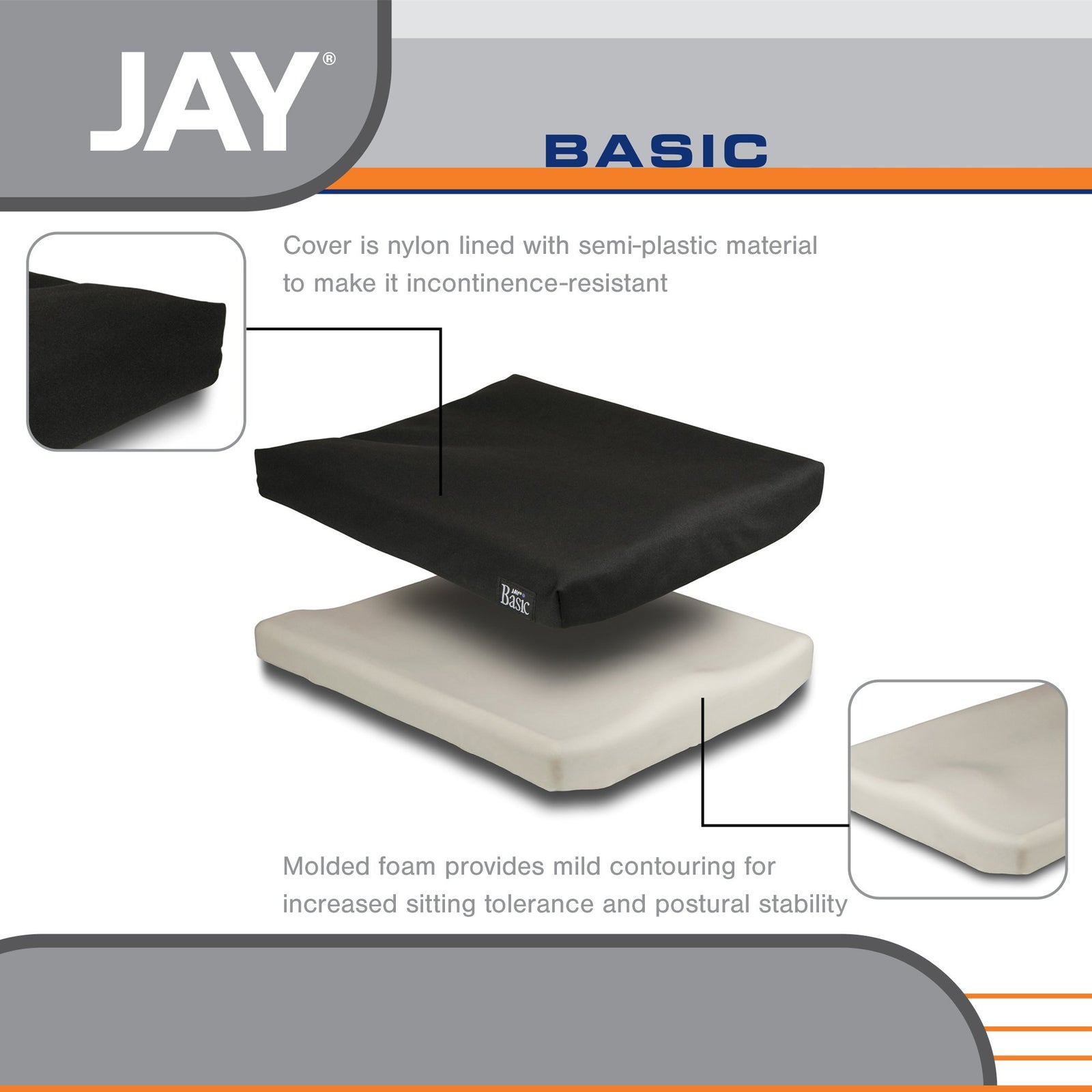 Jay Basic Seat Cushion