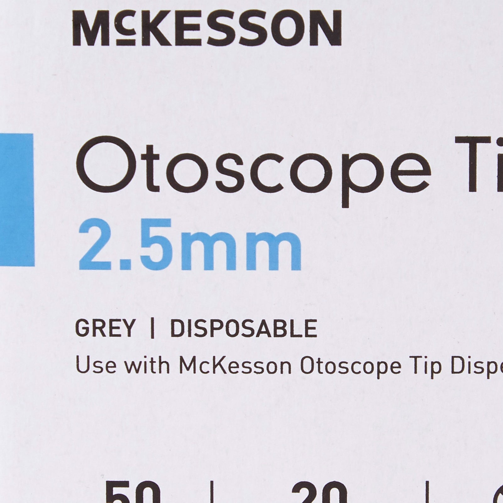 McKesson Ear Speculum Tip Child Size Plastic 2.5 Mm Disposable