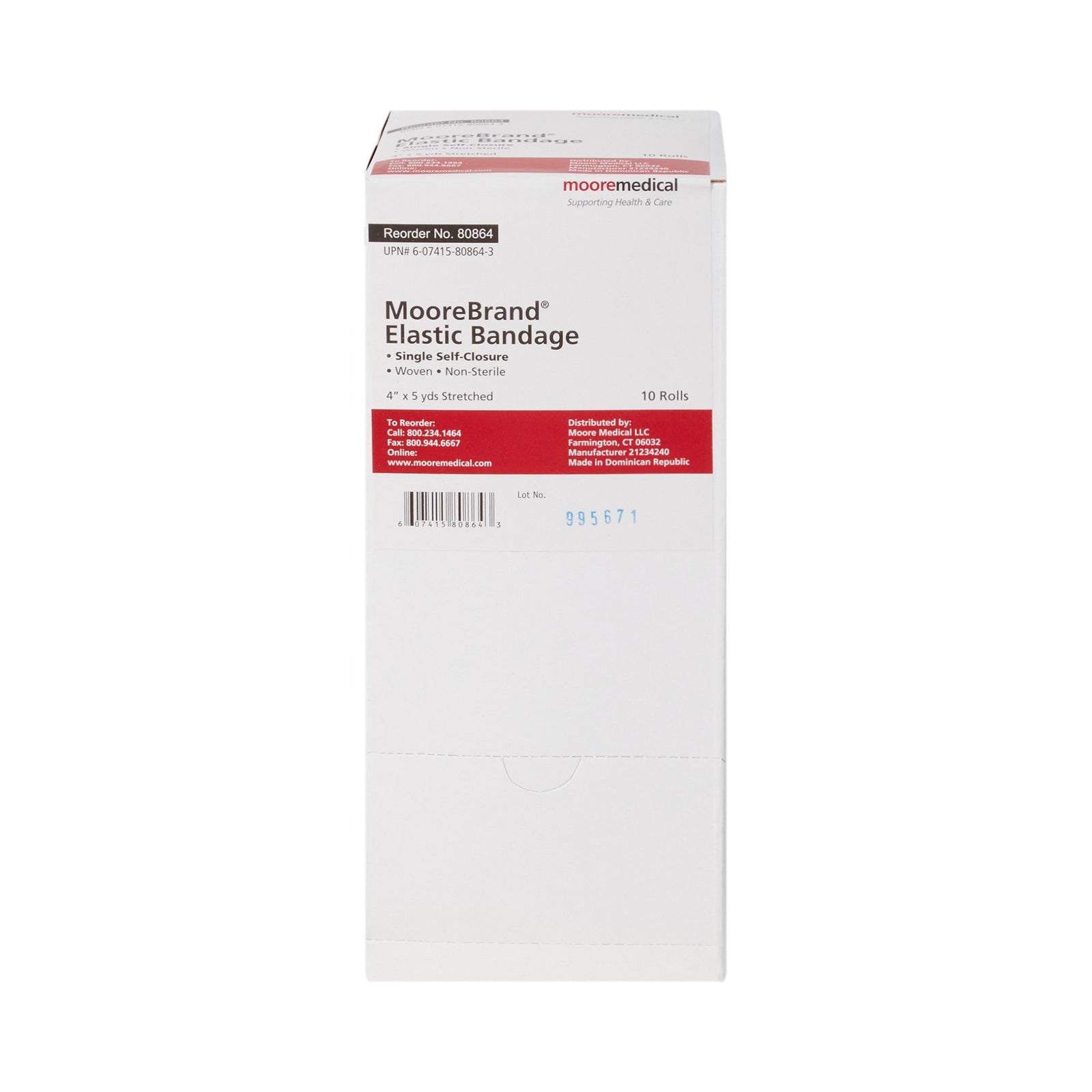 McKesson Double Hook and Loop Closure Elastic Bandage