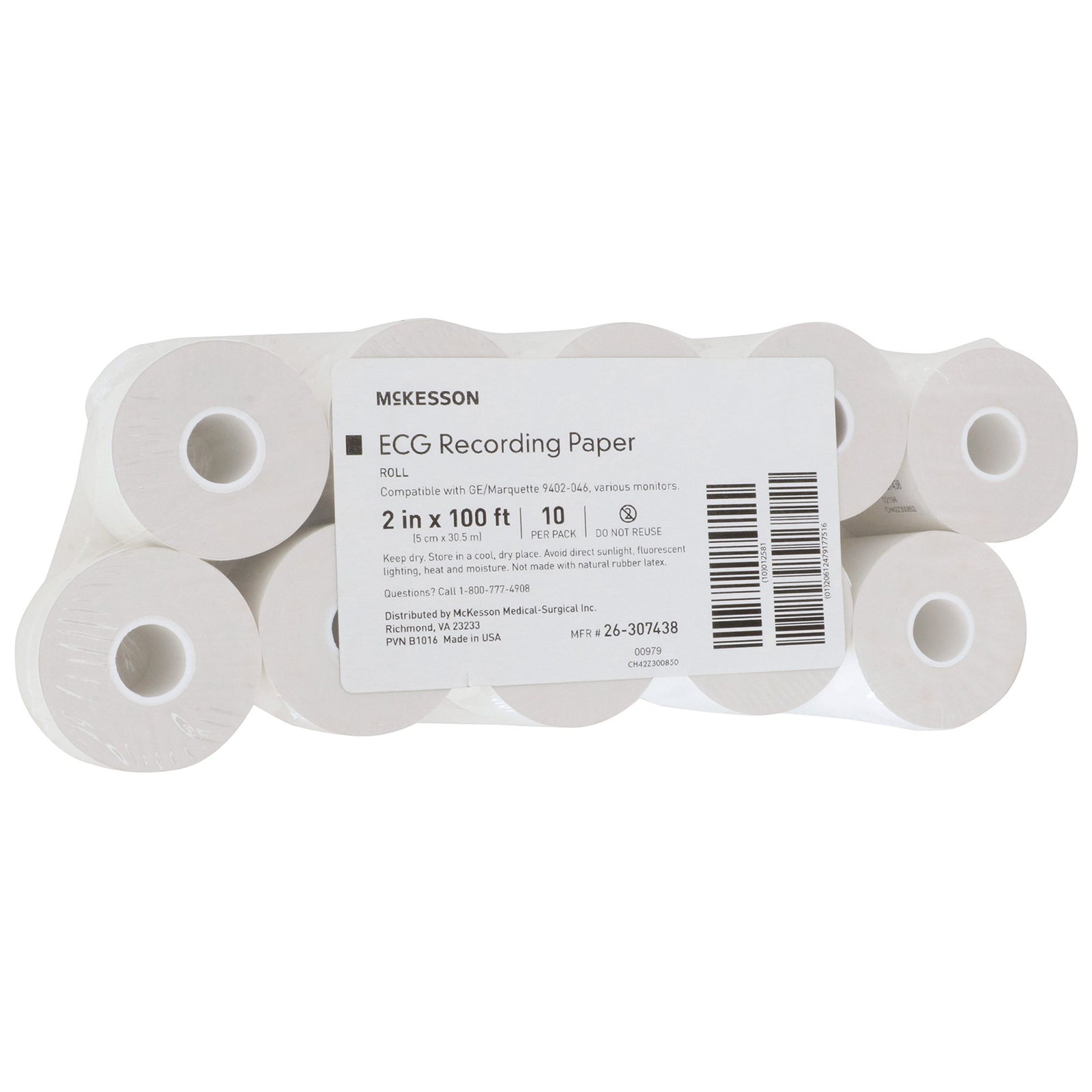 McKesson ECG Recording Paper Roll