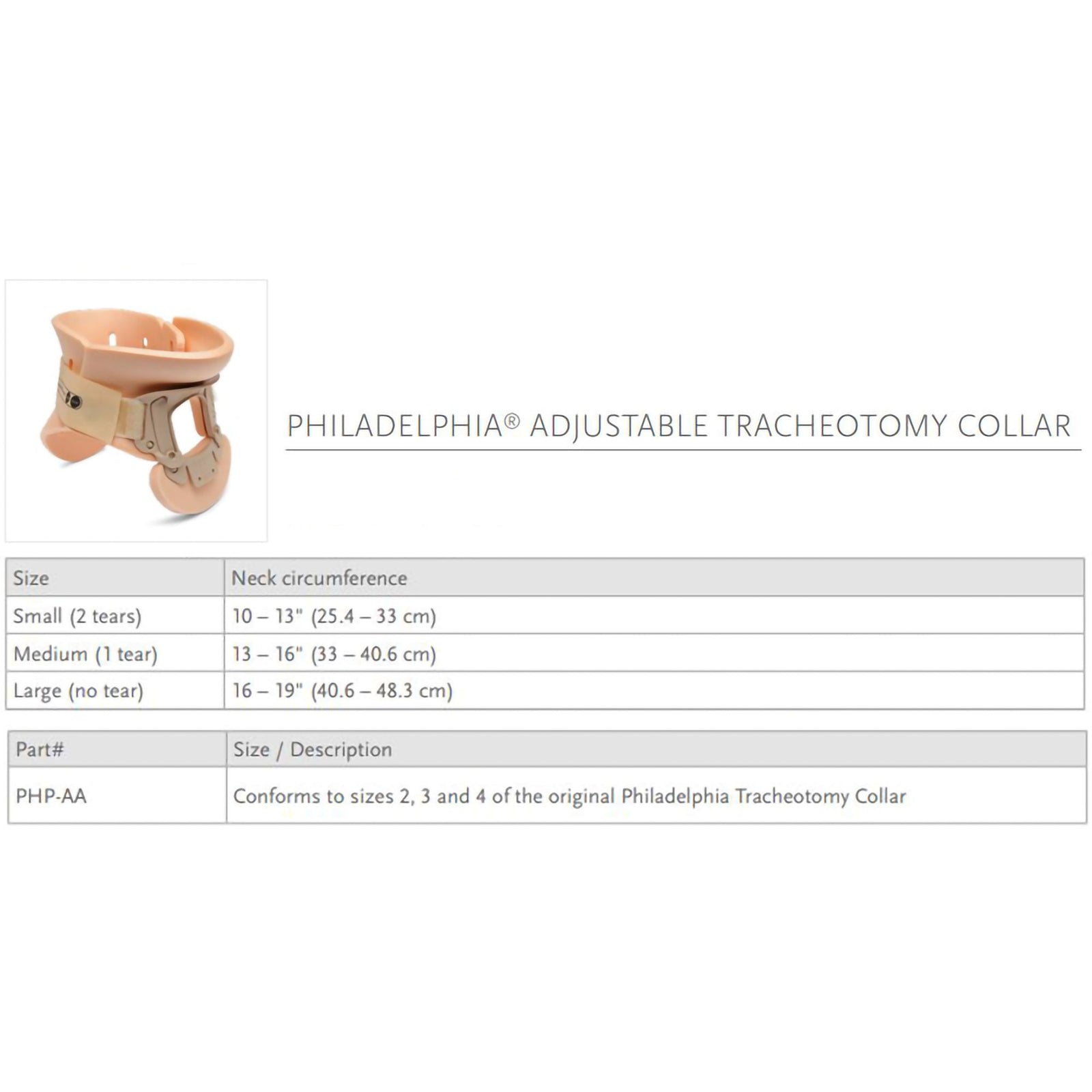 Ossur Philadelphia Rigid Cervical Collar