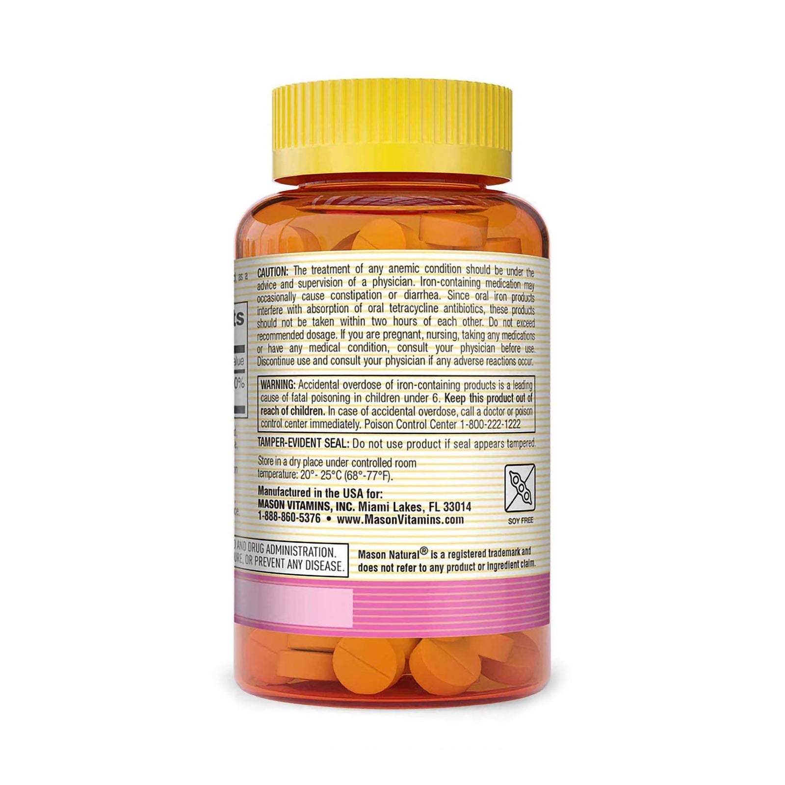 Mineral Supplement Iron 325 Mg Strength Tablet 1,000 Per Bottle