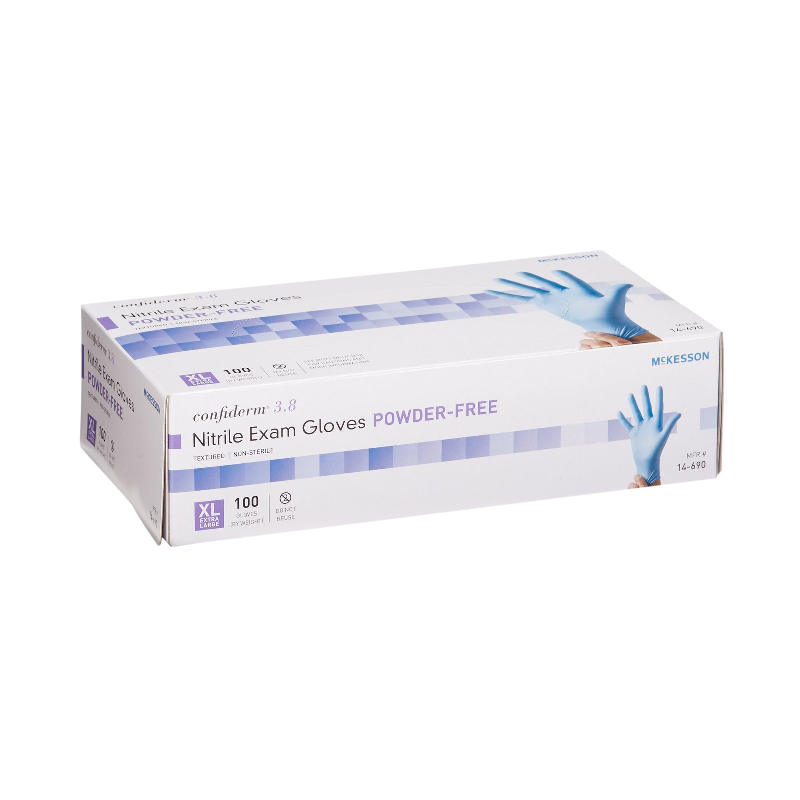 McKesson Confiderm 3.8 Nitrile Exam Glove