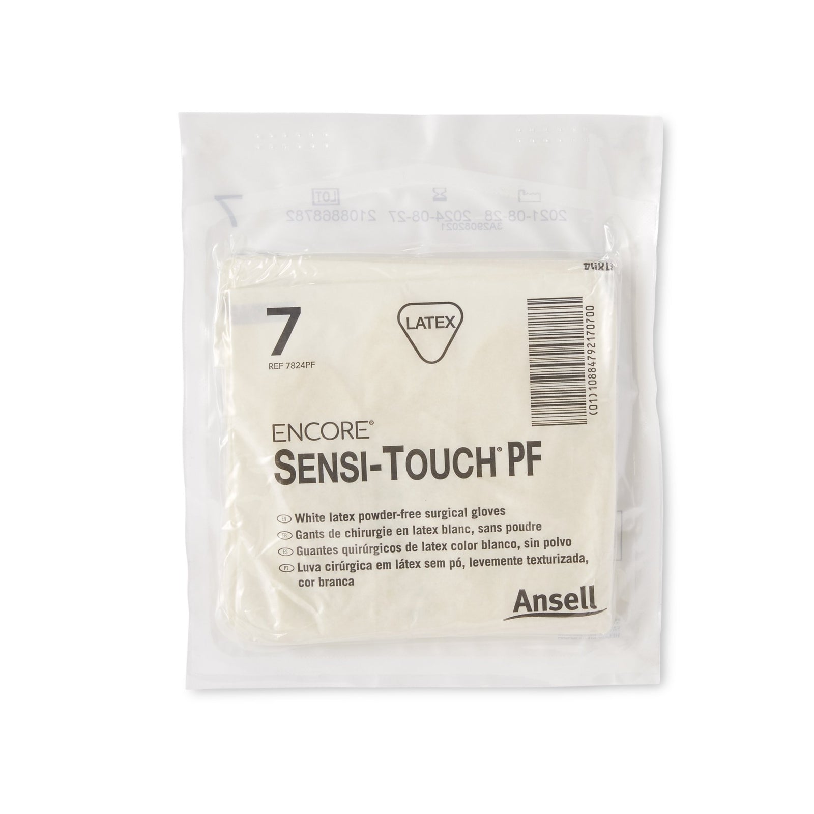 ENCORE Sensi-Touch PF Latex Standard Cuff Length Surgical Glove