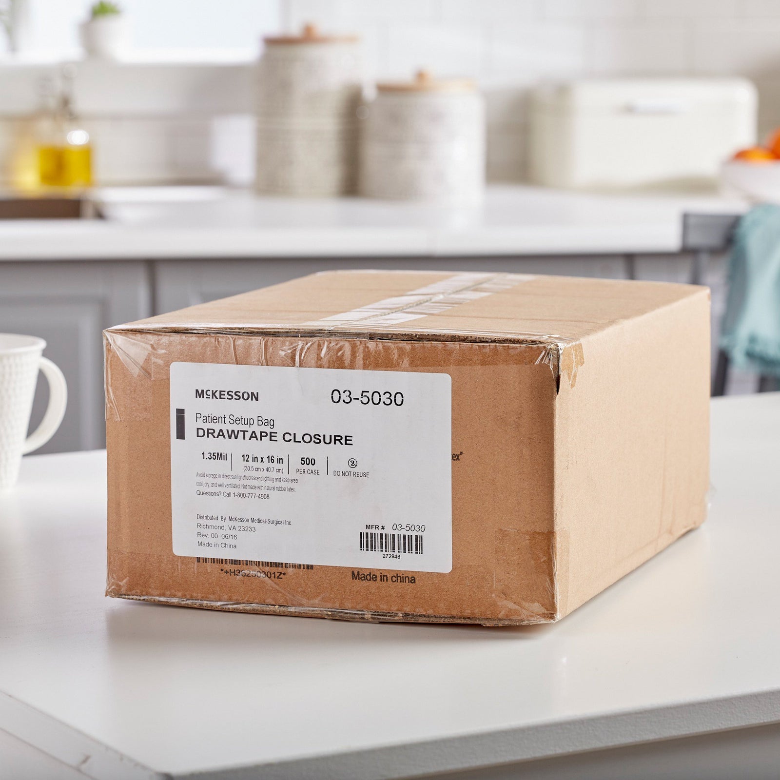 McKesson PULL-TITE Respiratory Set-Up Bag