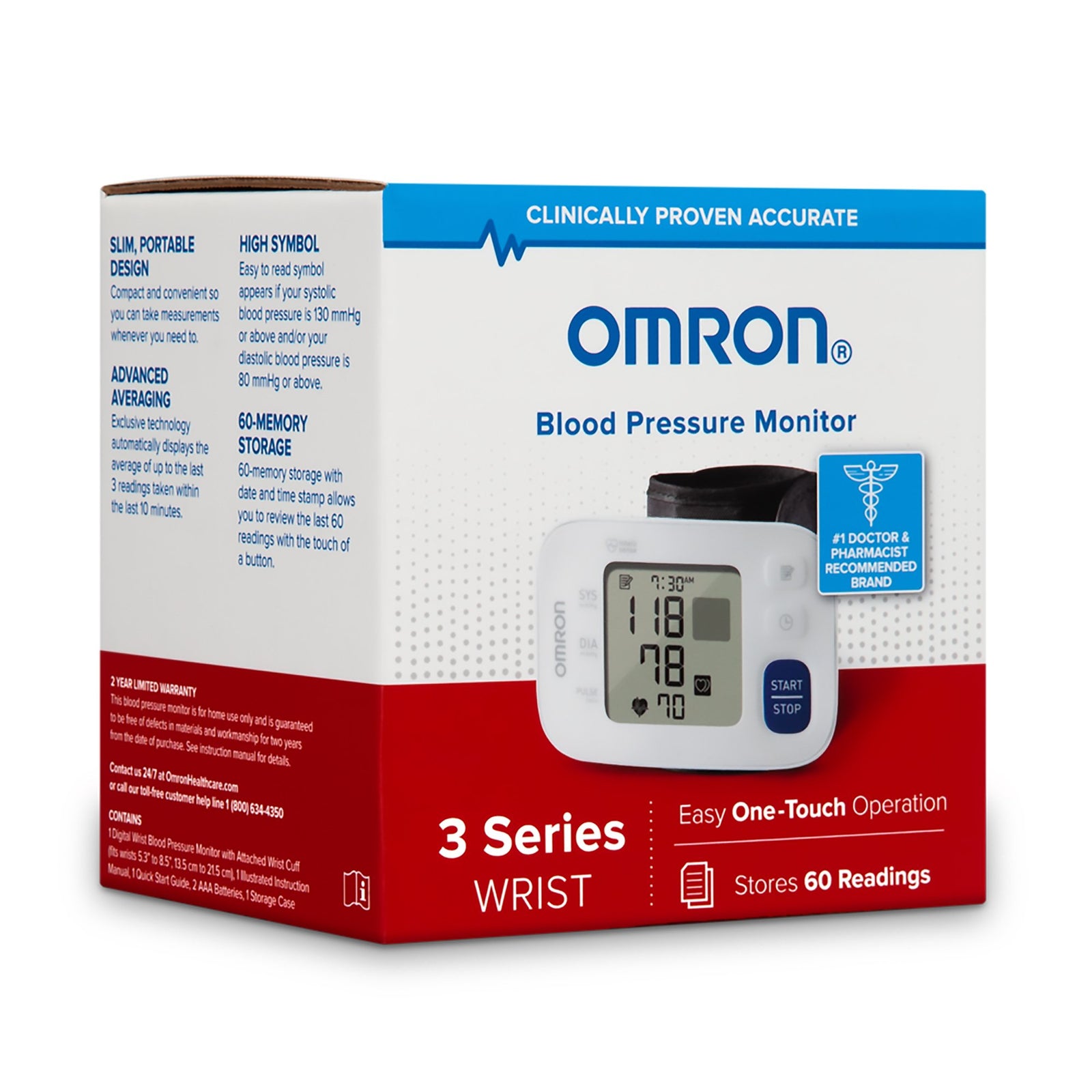 Omron3 Series Home Automatic Digital Blood Pressure Monitor