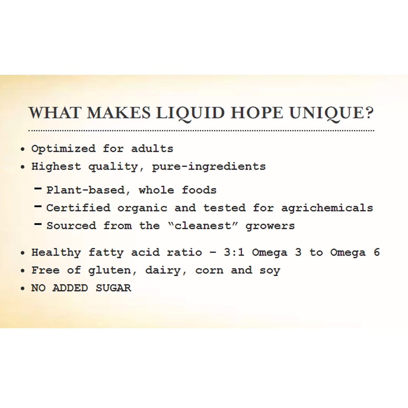 Liquid Hope® Oral Supplement / Tube Feeding Formula, 12 oz. Pouch