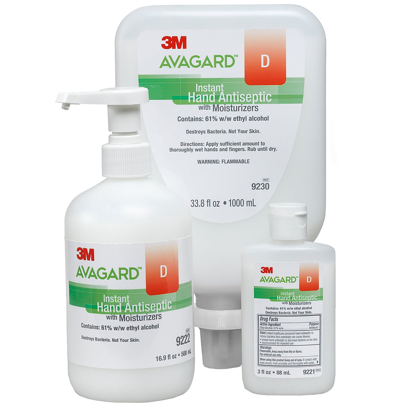 3M AVAGARD D Instant Hand Antiseptic with Moisturizers