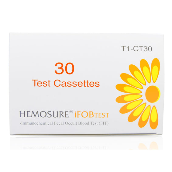 Test Cassette 30 Cassettes For Hemosure Ifobt Test Kit