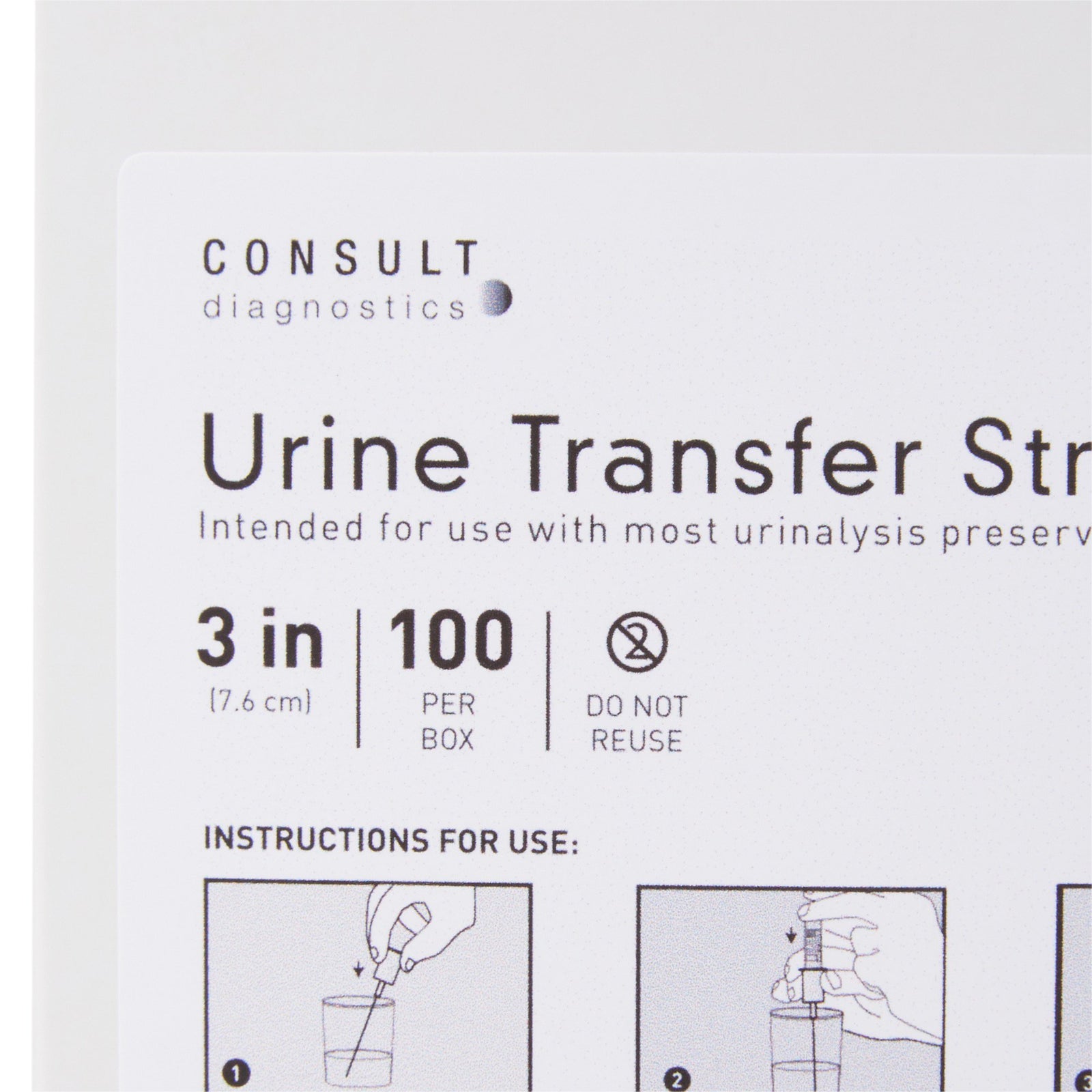 McKesson Consult Urine Transfer Straw
