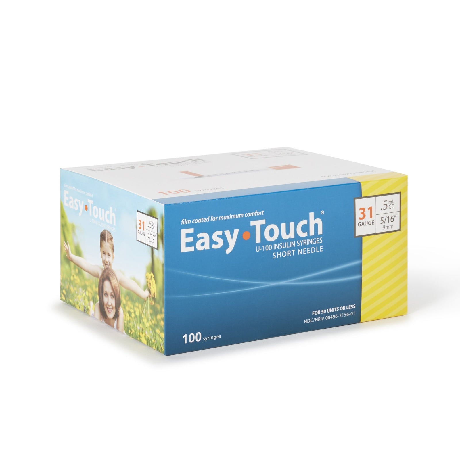 EasyTouch Standard Insulin Syringe With Needle