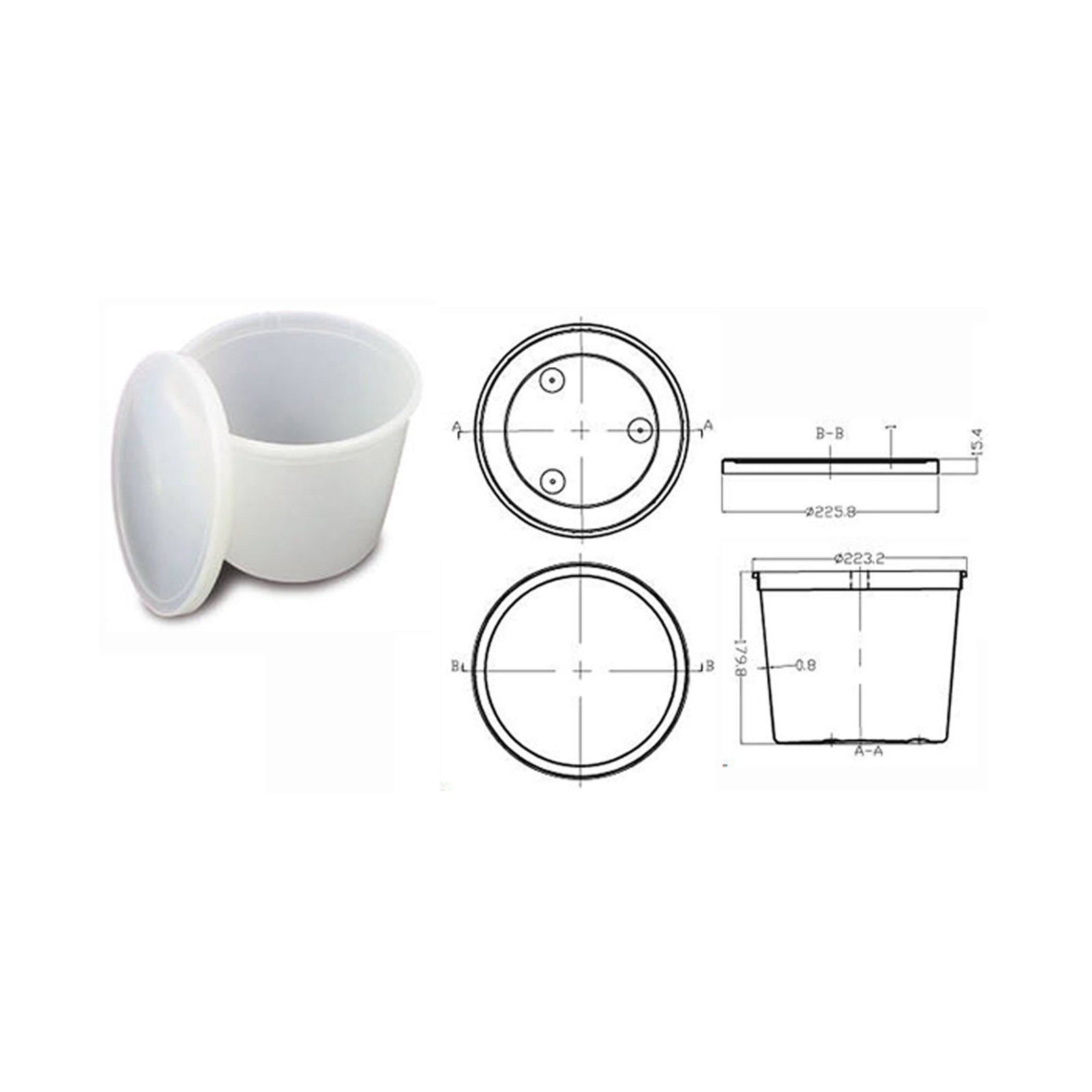 OakRidge Products Lab Storage Container