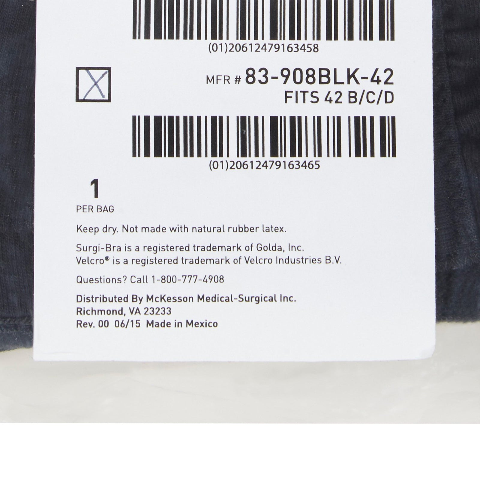 McKesson Post-Surgical Bra