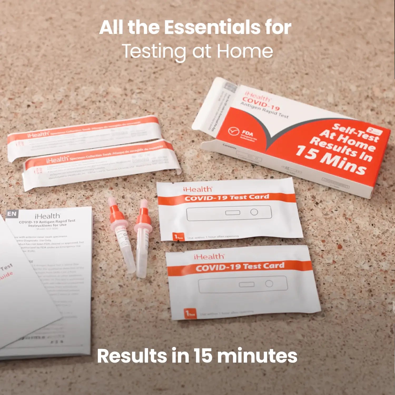 iHealth COVID-19 Antigen Rapid Self-Test (2 tests)