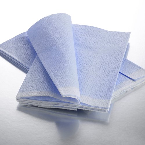 Stretcher Sheet Fitted Sheet 30 X 72 Inch Blue Nonwoven Fabric Disposable