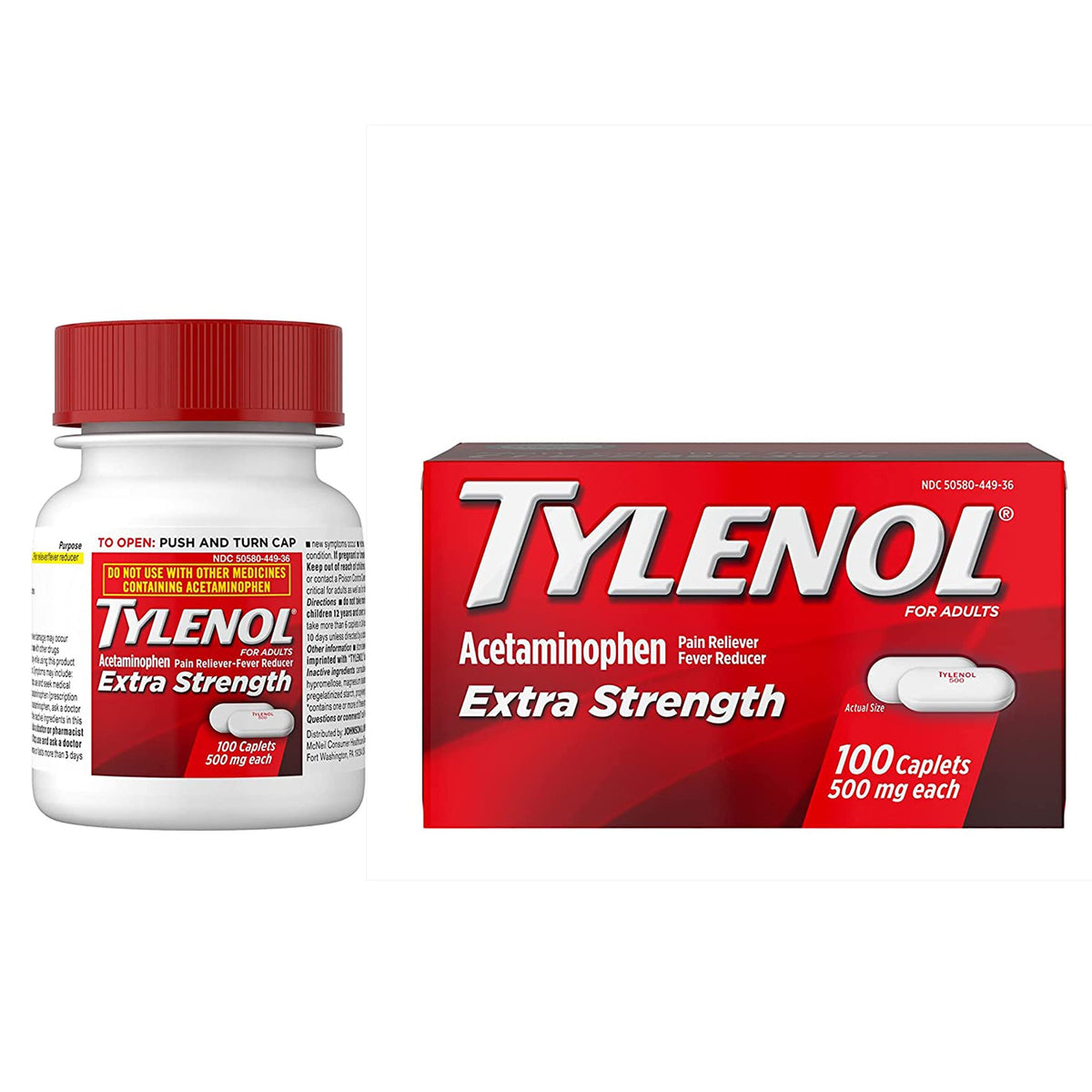 Acetaminophen Pain Reliever Fever Reducer