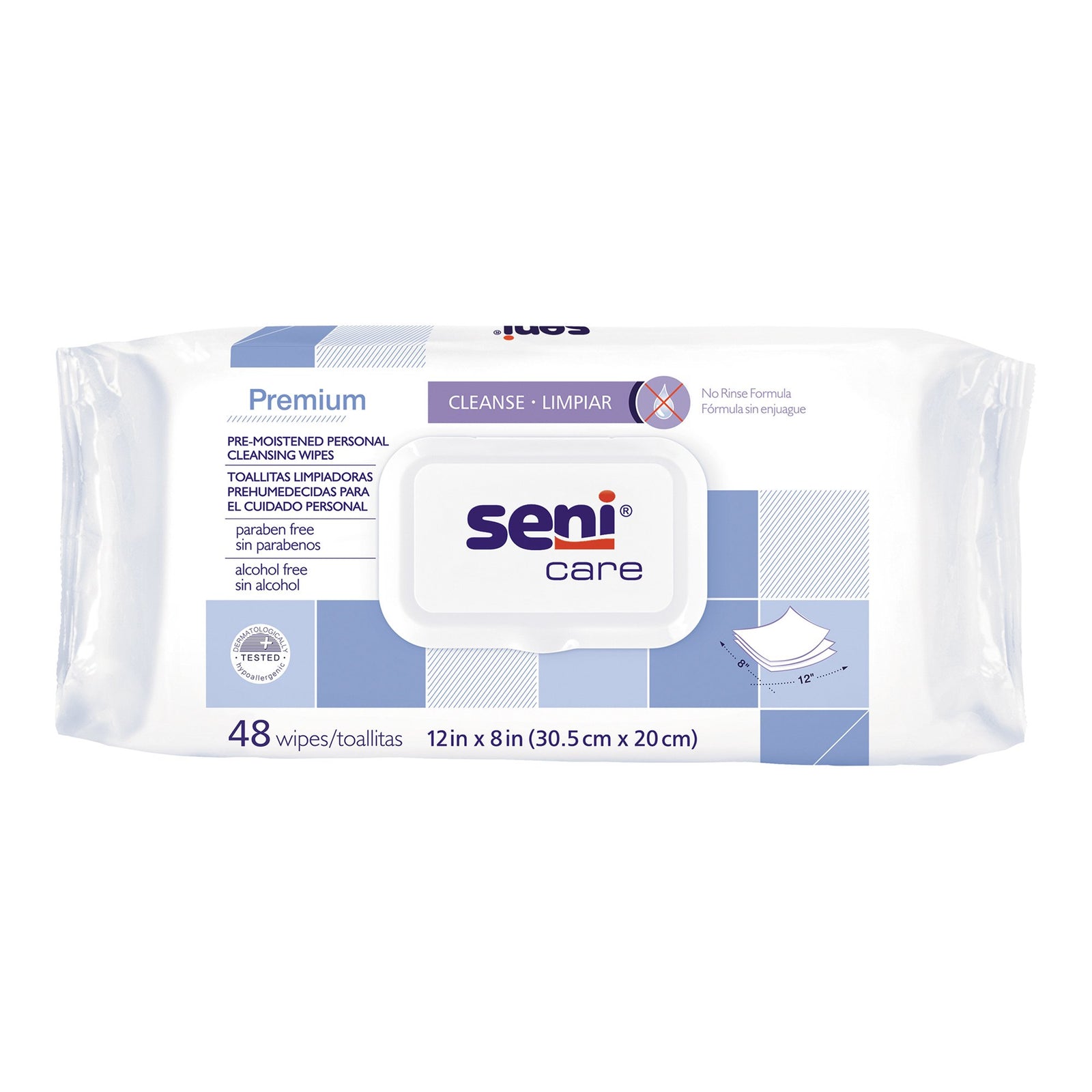 Seni Care Rinse-Free Bath Wipe