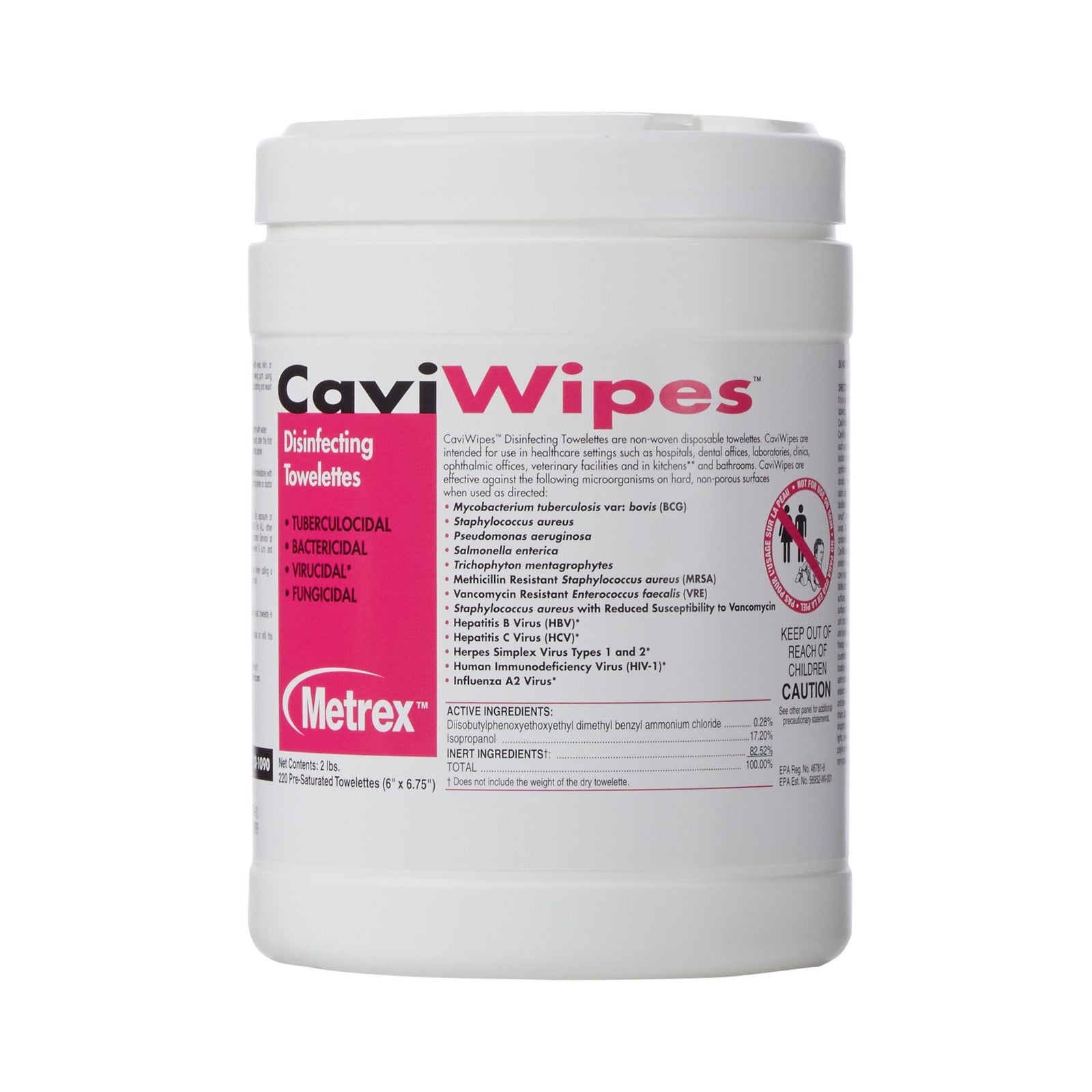 Metrex CaviWipes Disinfecting Towelettes