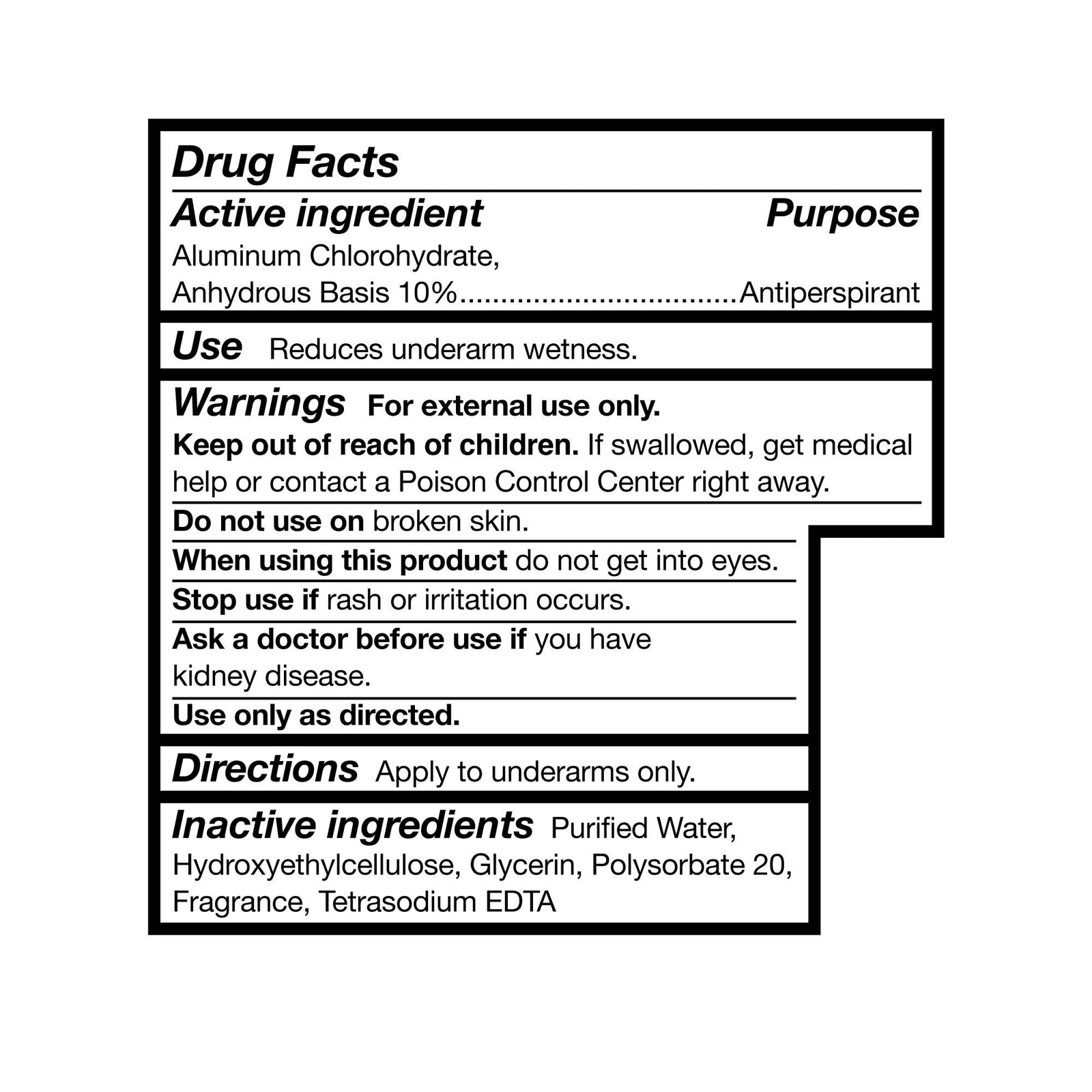 McKesson Antiperspirant / Deodorant