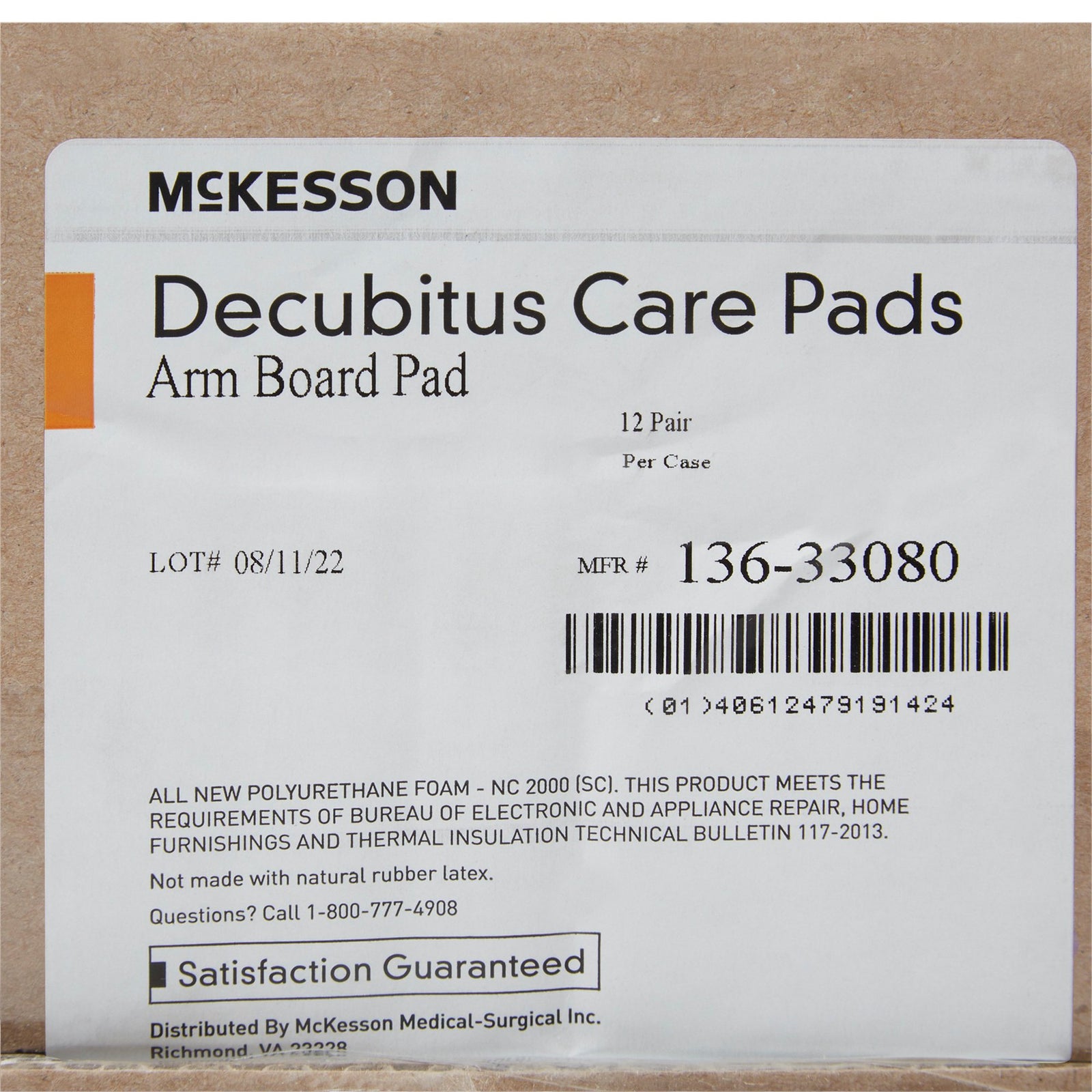 McKesson Armboard Pads
