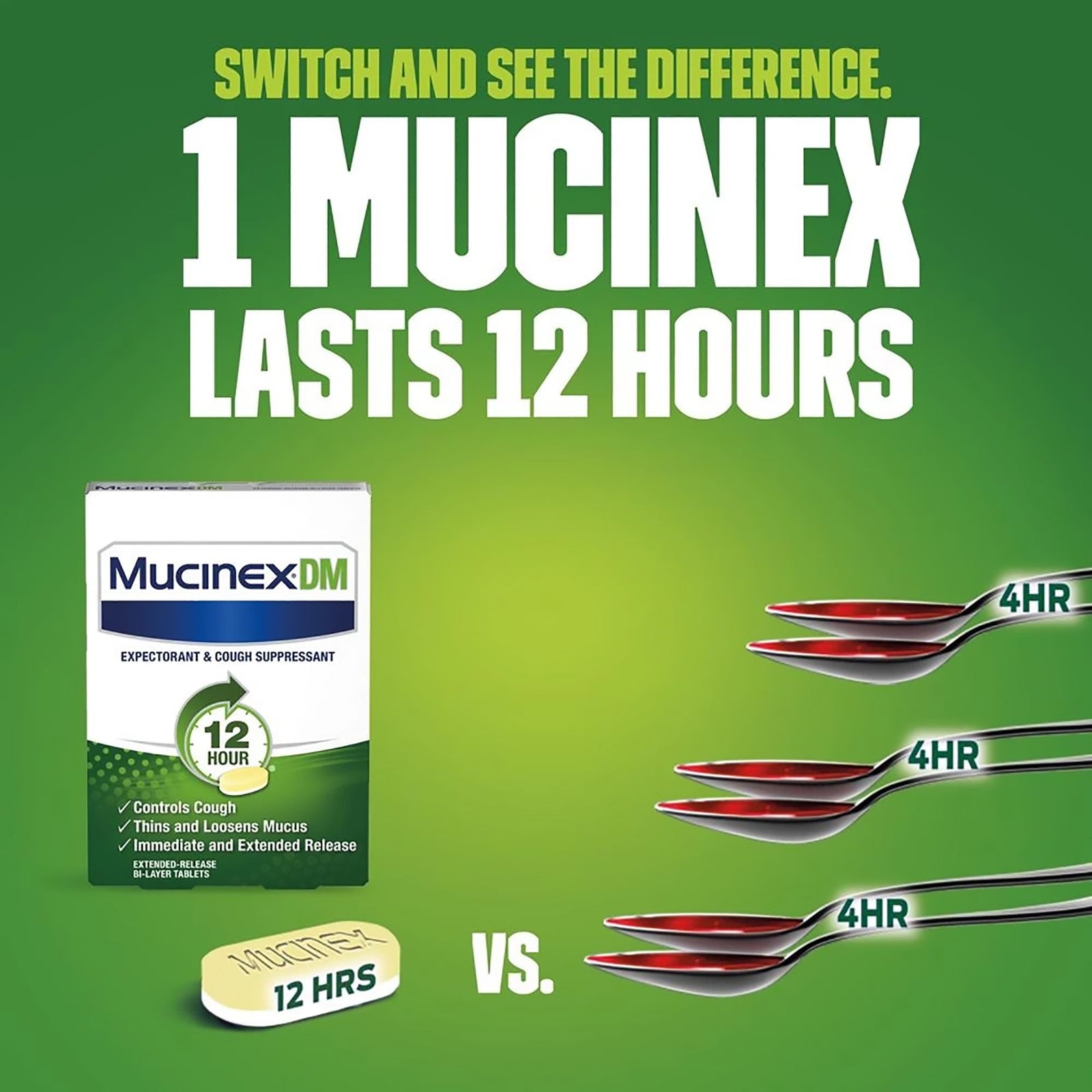 Reckitt Mucinex DM Expectorant & Cold Suppressant