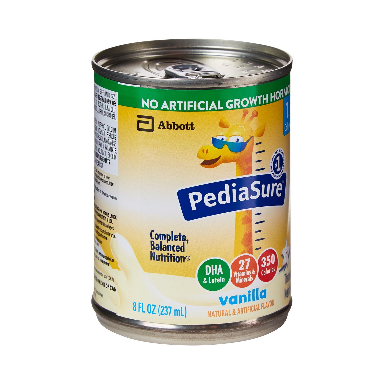 PediaSure® 1.5 Cal Vanilla Pediatric Oral Supplement / Tube Feeding Formula, 8 oz. Can