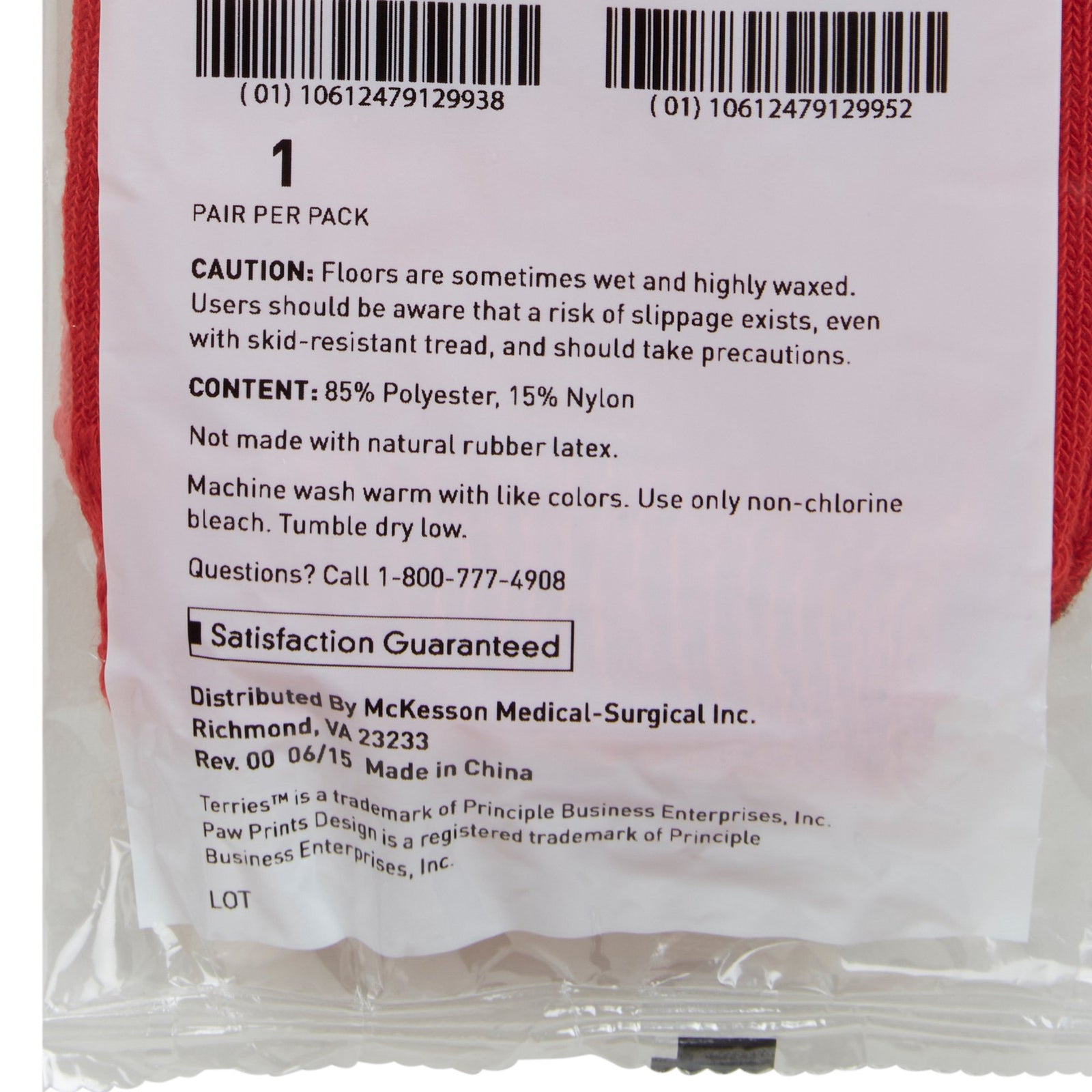 McKesson Terries Slipper Socks